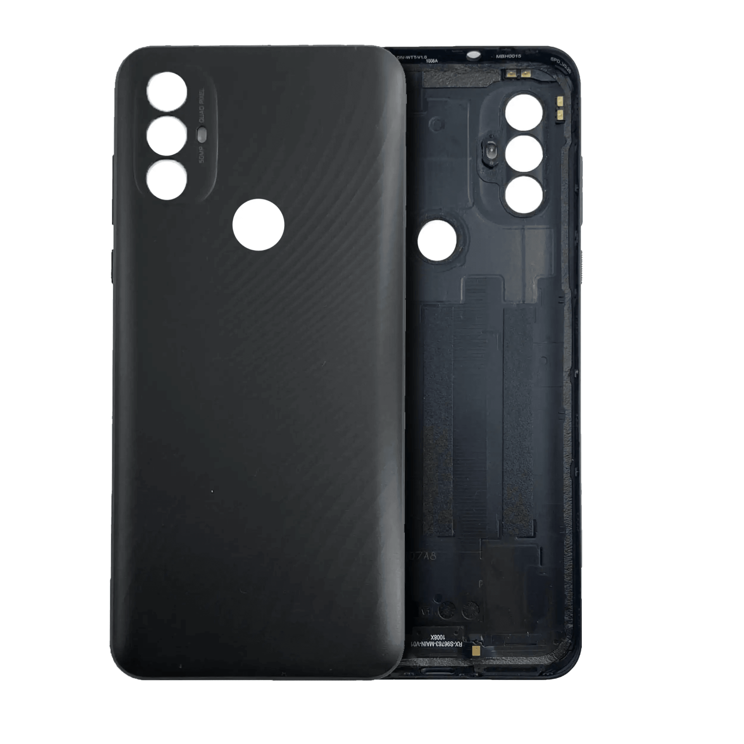 Couvercle arrière de rechange en verre Compatible avec le Moto G Power de Motorola (Cricket) (OEM authentique) (Grove foncée)