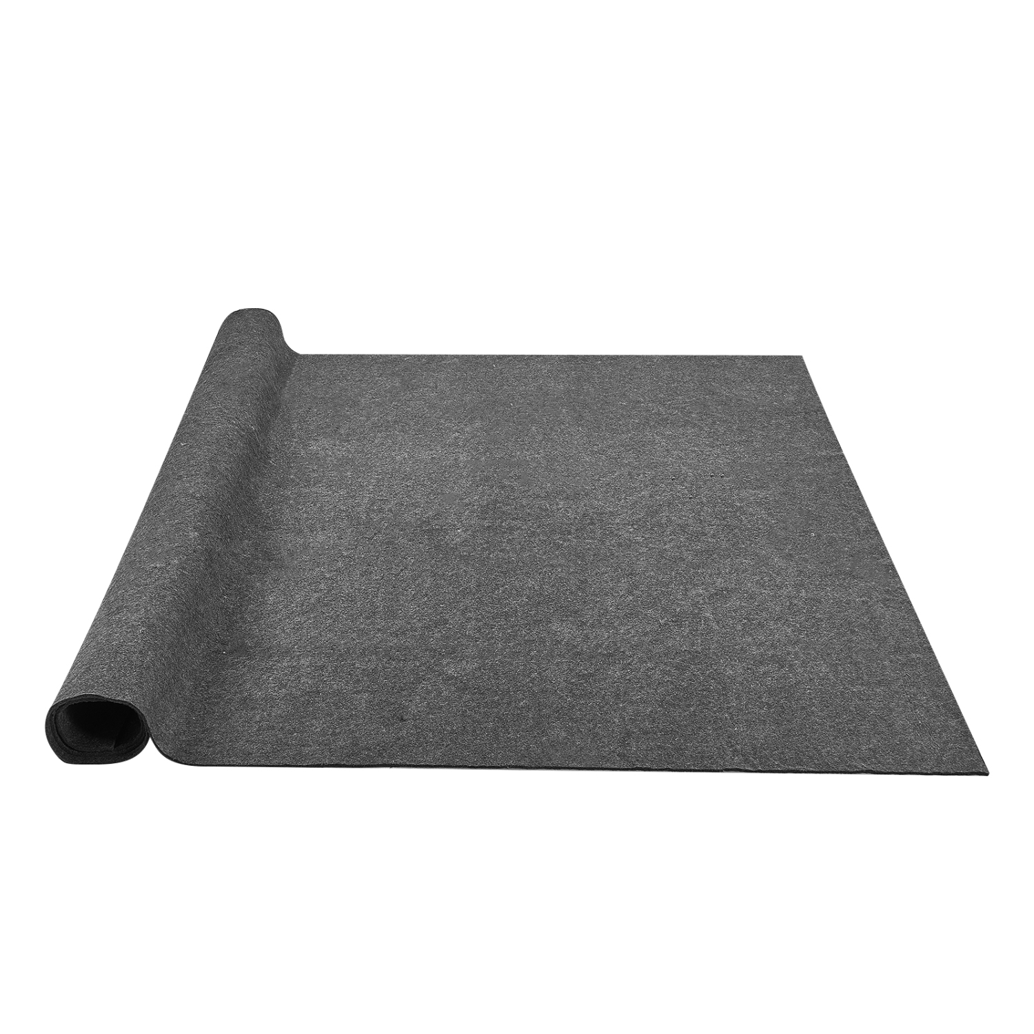 VEVOR 2'x8' Protective Cushioning Carpet Pad, 7.875' Actual, 1/4"Thick, Dual Surface, Polyester Felt + Latex, 1-2㎡ Area Carpet Padding Rug Cushion