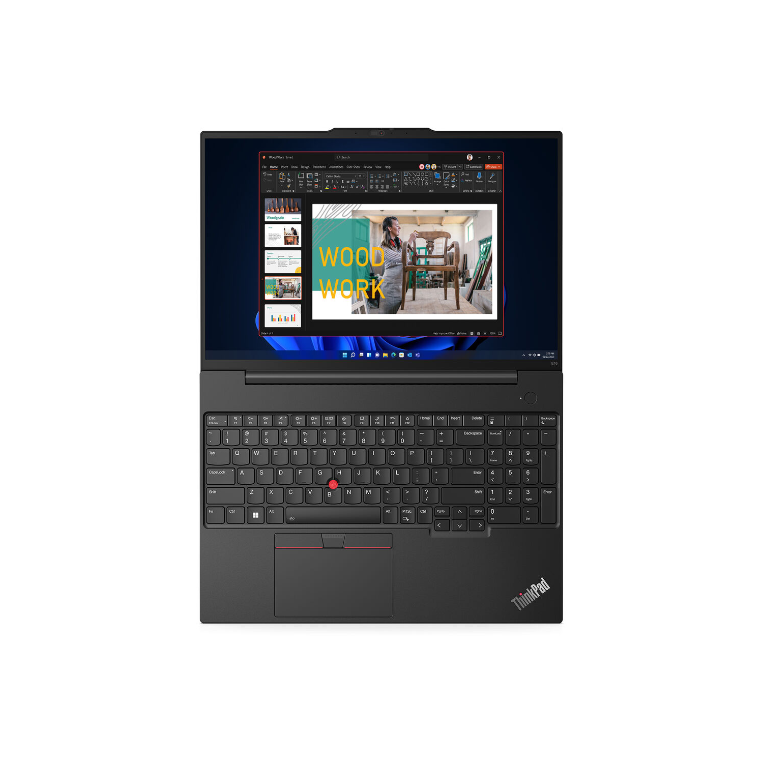 Lenovo ThinkPad E16 Gen 1 Laptop, 14-Core Intel Core i7-13700H, 16" WQXGA IPS Display, Intel Iris Xe, 16GB DDR4 2TB SSD, Backlit KD,face-recognition,