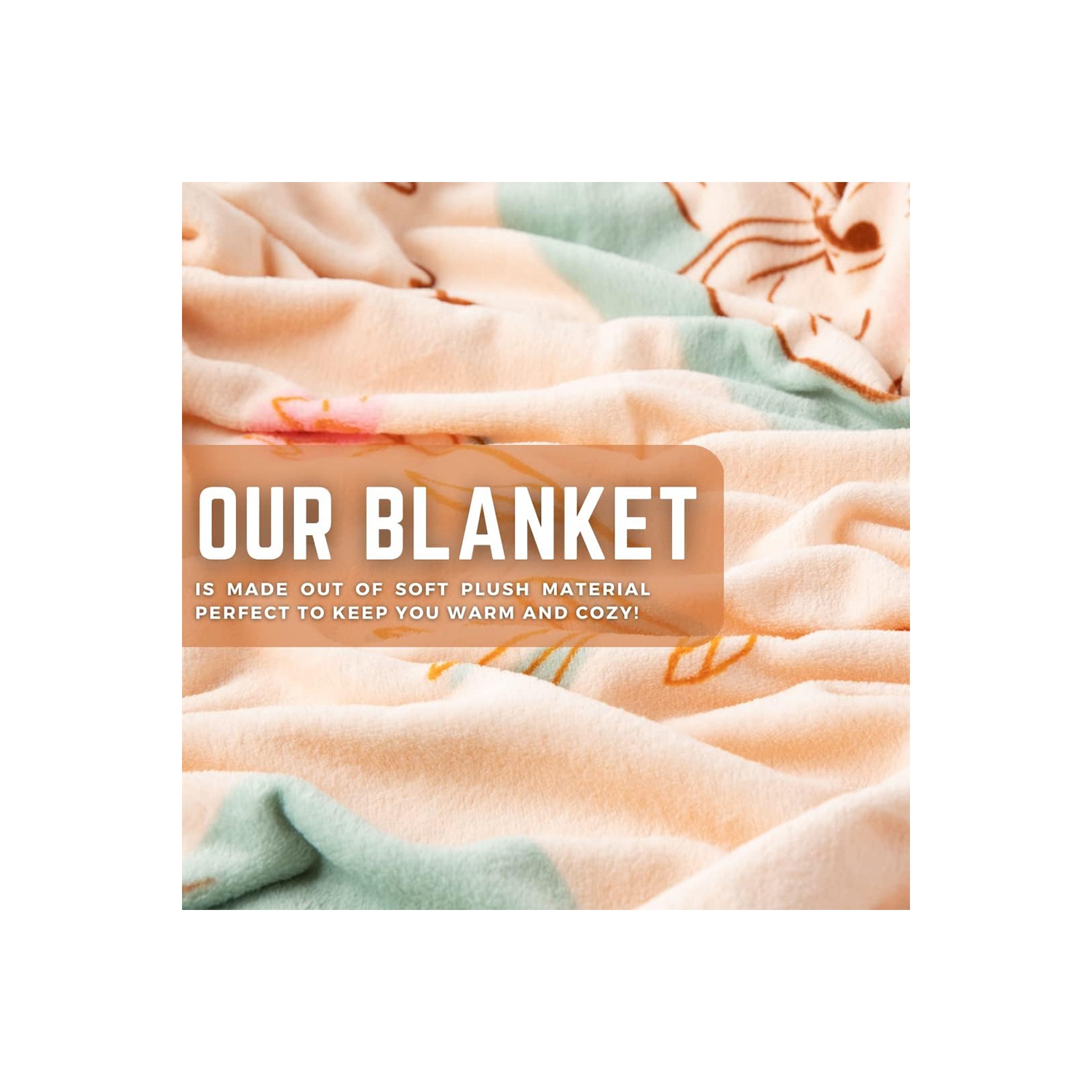 Frozen 2 Multicolor Super Soft Micro Raschel Lightweight Cozy Throw Blanket