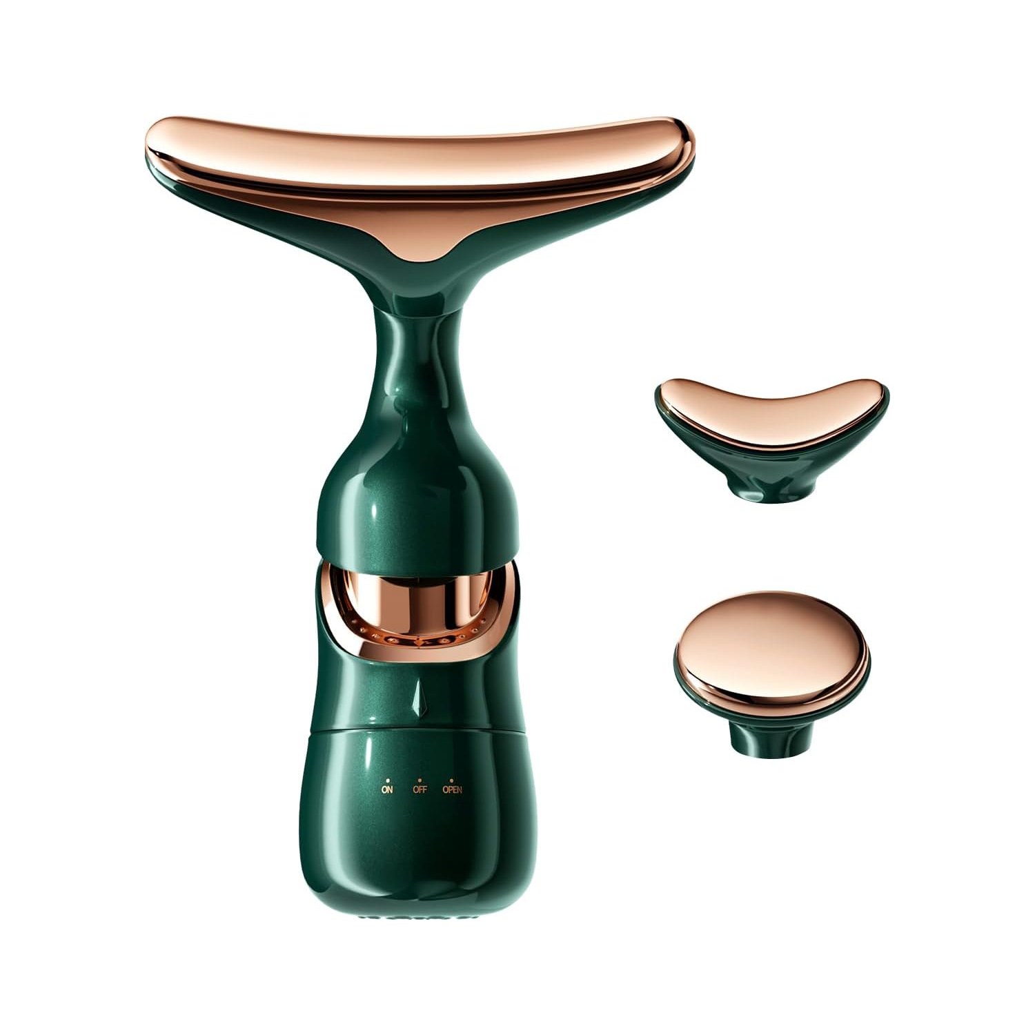 Firming and anti-wrinkle beauty instrument for face/neck/eyes, multi-function vibration massager, 3-in-1 facial skincare instrument for improving,