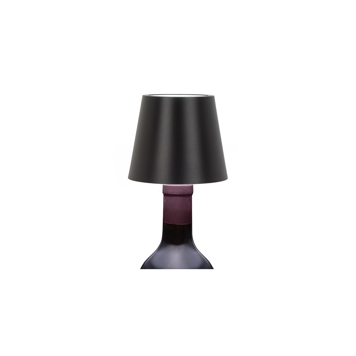 Abbott |Lampe pour bouchon de bouteille Shade LED classique - 5&nbsp;po haut. - Noir