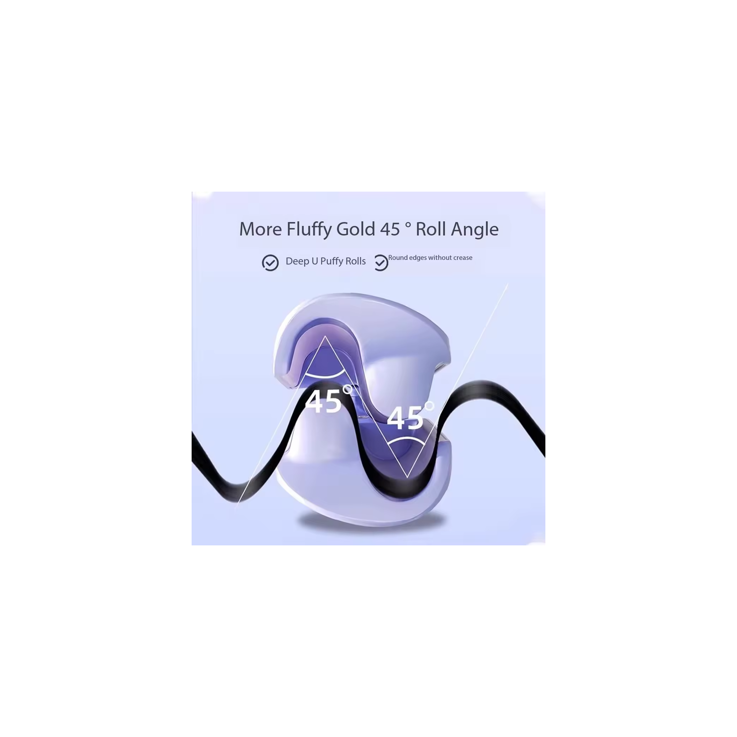 Internet celebrity curling iron egg roll iron, big curl, wool curl, water ripple, 32mm ceramic portable negative ion electric curling iron curling