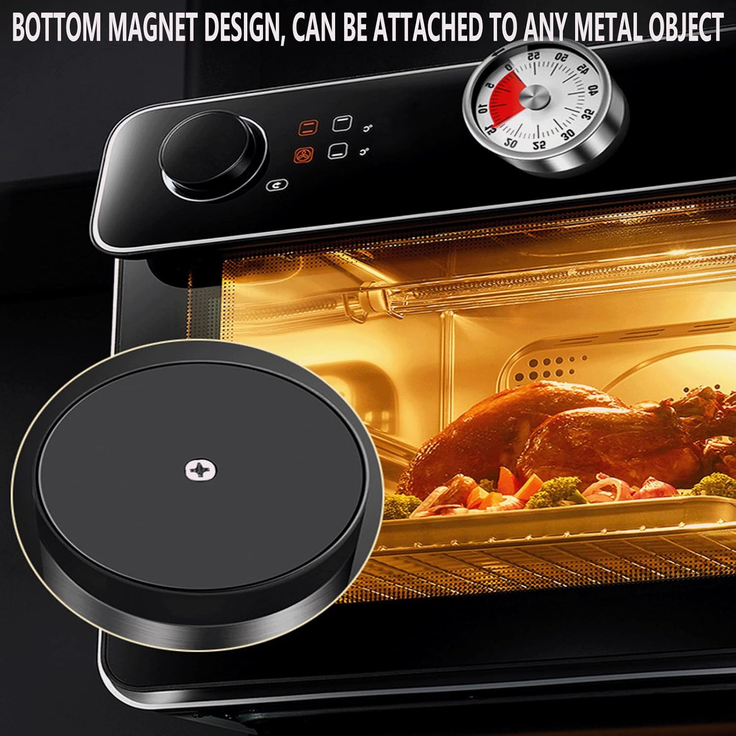 Minuterie visuelle pour la cuisine Minuterie pour la cuisine Apprentissage du rappel de la cuisine pour les enfants Réveil-matin avec chronomètre de