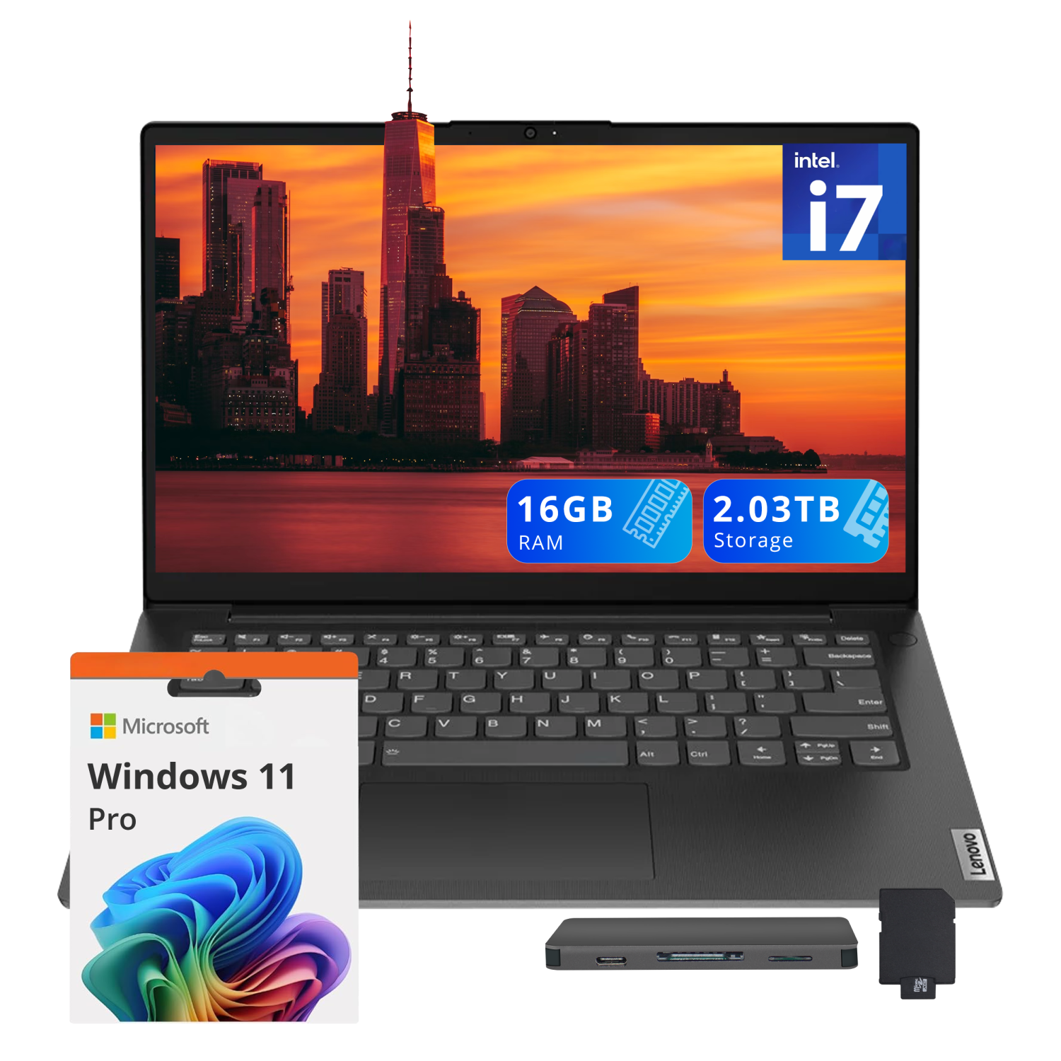 Lenovo – Portable professionnel V14 G4 IRU 14&nbsp;po FHD, Intel i7-13620H, stockage 2&nbsp;To, mémoire vive 16&nbsp;Go, carte graphique Intel UHD,