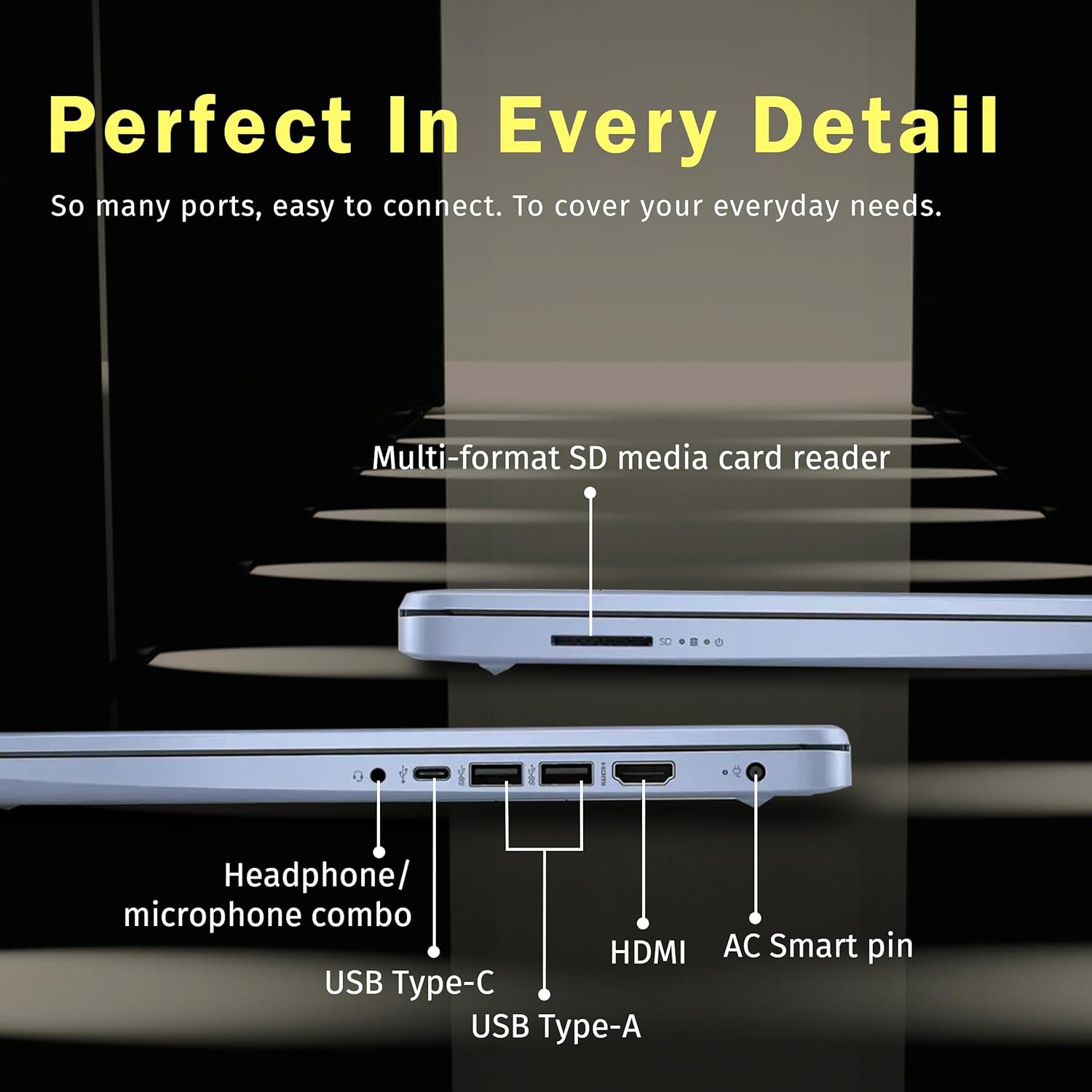 HP Stream 14" HD Laptop, Intel Processor N150,288GB Storage, 16GB RAM,Intel Graphics, Year Office 365, Copilot, Windows 11 S, Blue