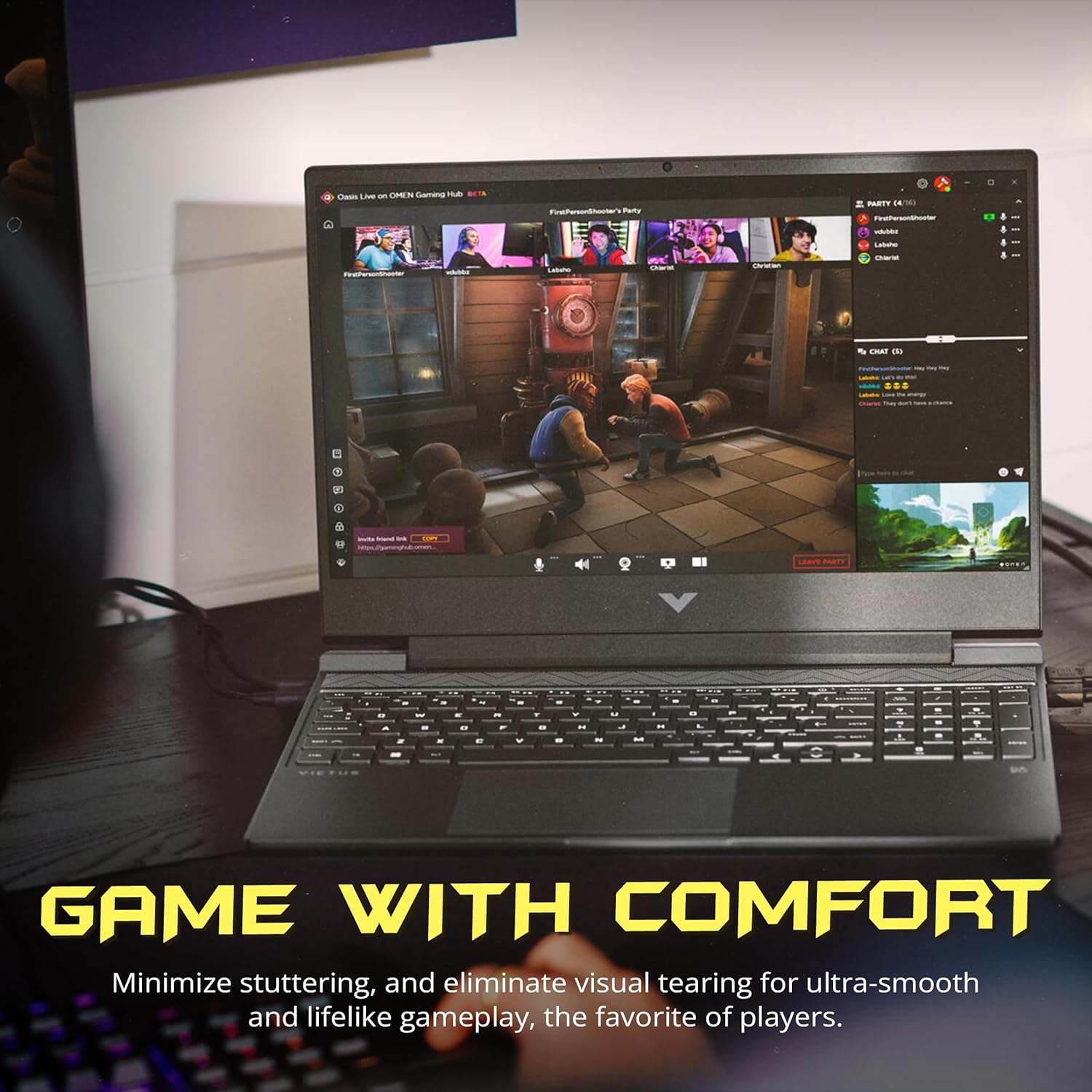 HP Victus Gaming Laptop, 15.6" FHD 144Hz Display, Intel i5-13420H,4TB SSD, 64GB RAM,NVIDIA GeForce RTX 4050, Keyboard Backlit,Win 11 Pro,Mica