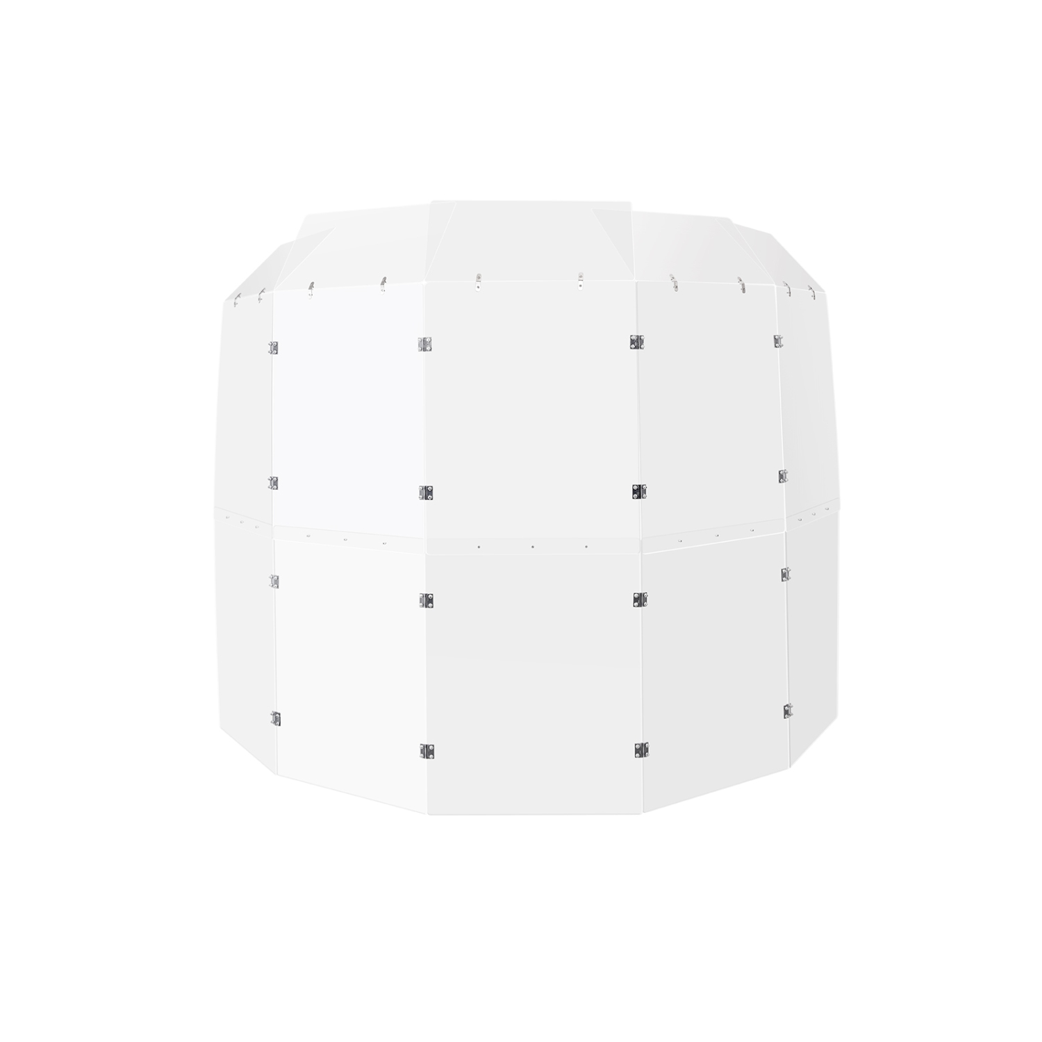 VEVOR 5 Panels 2ft x 5ft Acrylic Drum Cage with Zinc Alloy Hinges and Deflectors for Church Concert Halls, Drum Shields Drum Sound Barrier Suitable