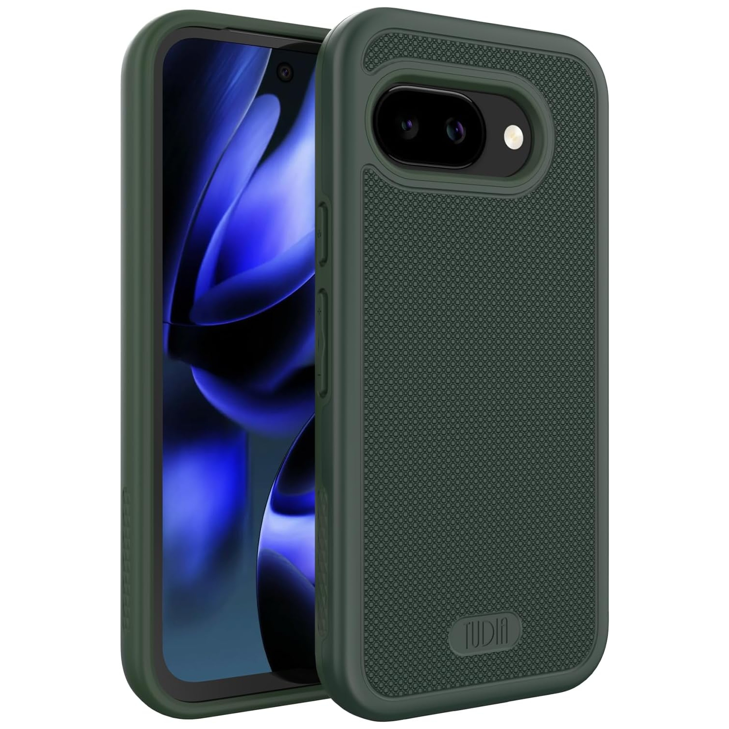 Étui double couche MergeGrip de TUDIA pour Pixel 9&nbsp;A 2025 de Google - Vert pin