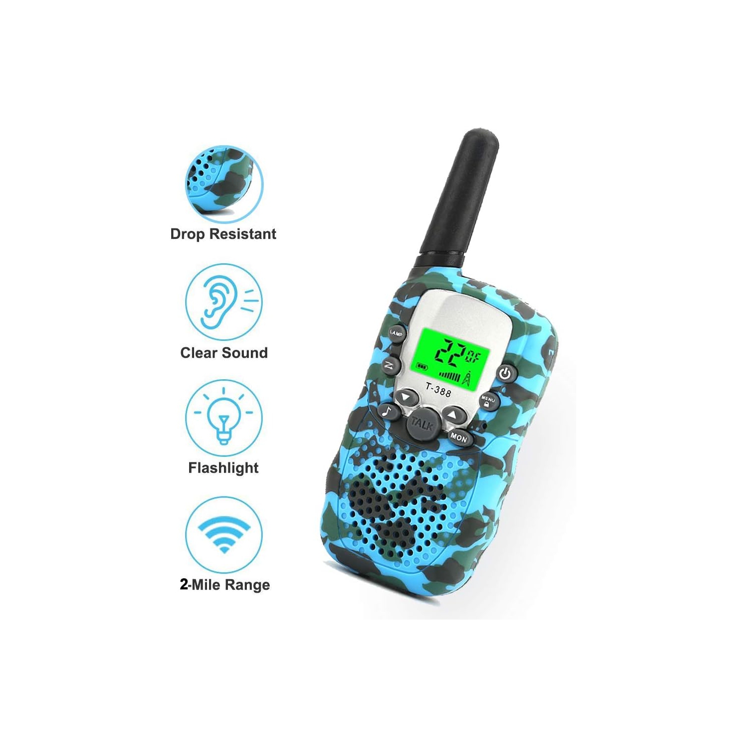 Émetteur-récepteur portatif pour enfants hors route extérieur autonome walkie-talkie longue distance pour enfants de la boutique Amazon, ensemble de