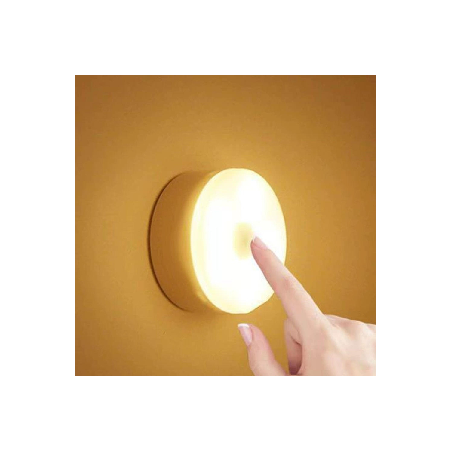 Lumière de la maternelle LED veilleuse de contrôle de lumière, interrupteur de capteur tactile lumière d'induction, diode électroluminescente