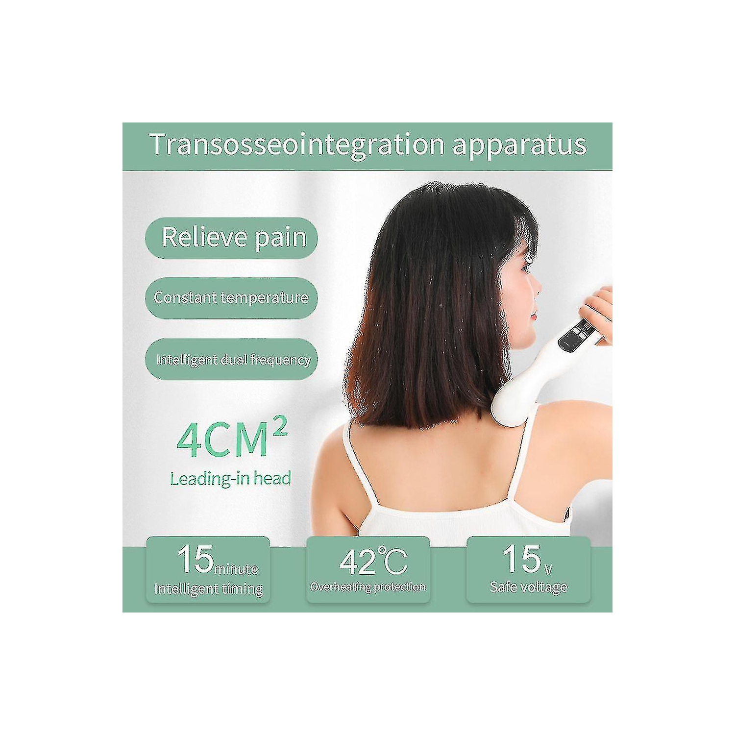 Home Ultrasonic Physiothérapie Instrument de massage de stimulation musculaire pour le soulagement de la douleur corporelle