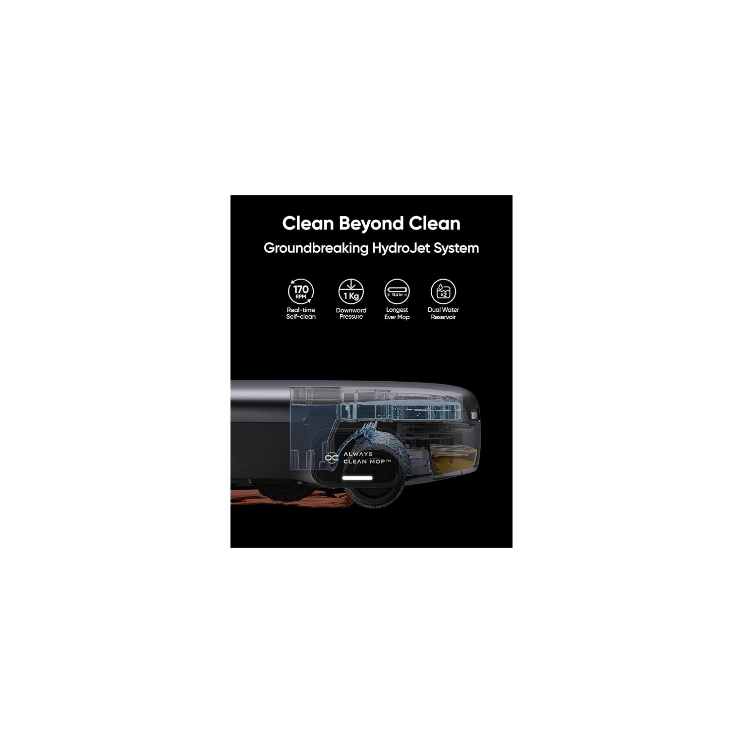 Eufy Omni S1 Pro Robot Vacuum with HydroJet & Self-Emptying