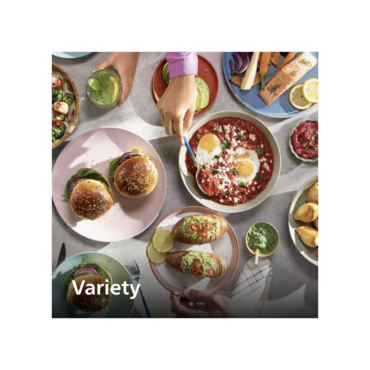 Philips Airfryer 3000 Series 6.5qt with Cooking Window, RapidAir Plus Technology, Fat Removal, 16-in-1 Functions, Easy to Clean