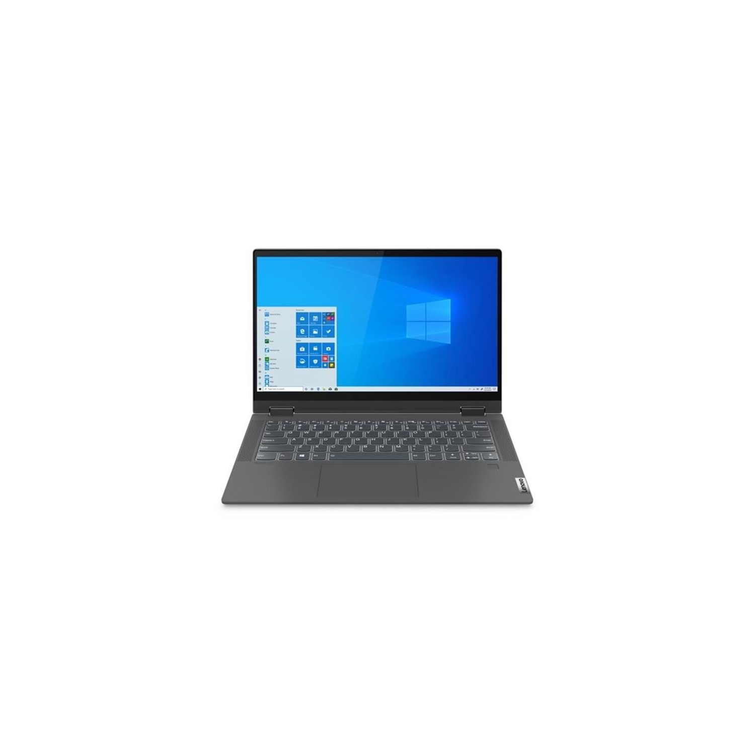 Lenovo IdeaPad Flex 5 14ITL05 2023 Laptop, 2-Core Intel Core i3-1115G4, 14" FHD IPS Touchscreen Display, Intel UHD Graphics, 4GB LPDDR4 256GB SSD, Fingerprint, Wi-Fi 5, Win10 Home