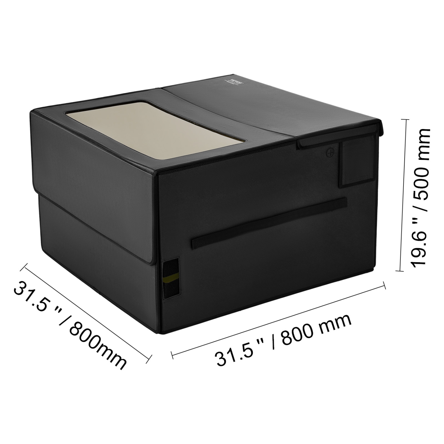 Boîtier de gravure laser VEVOR 31,5 x 31,5 x 19,6", ignifuge et couvercle de protection ignifuge, avec ventilateur d'échappement et tuyau, isole la