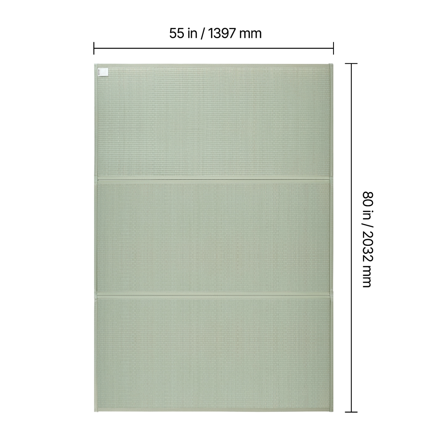 VEVOR Japanese Tatami Mat, Queen Size Foldable Japanese Tatami Mattress( Natural Rush Grass), Japanese Floor Mattress with Non-Slip Backing & Fresh
