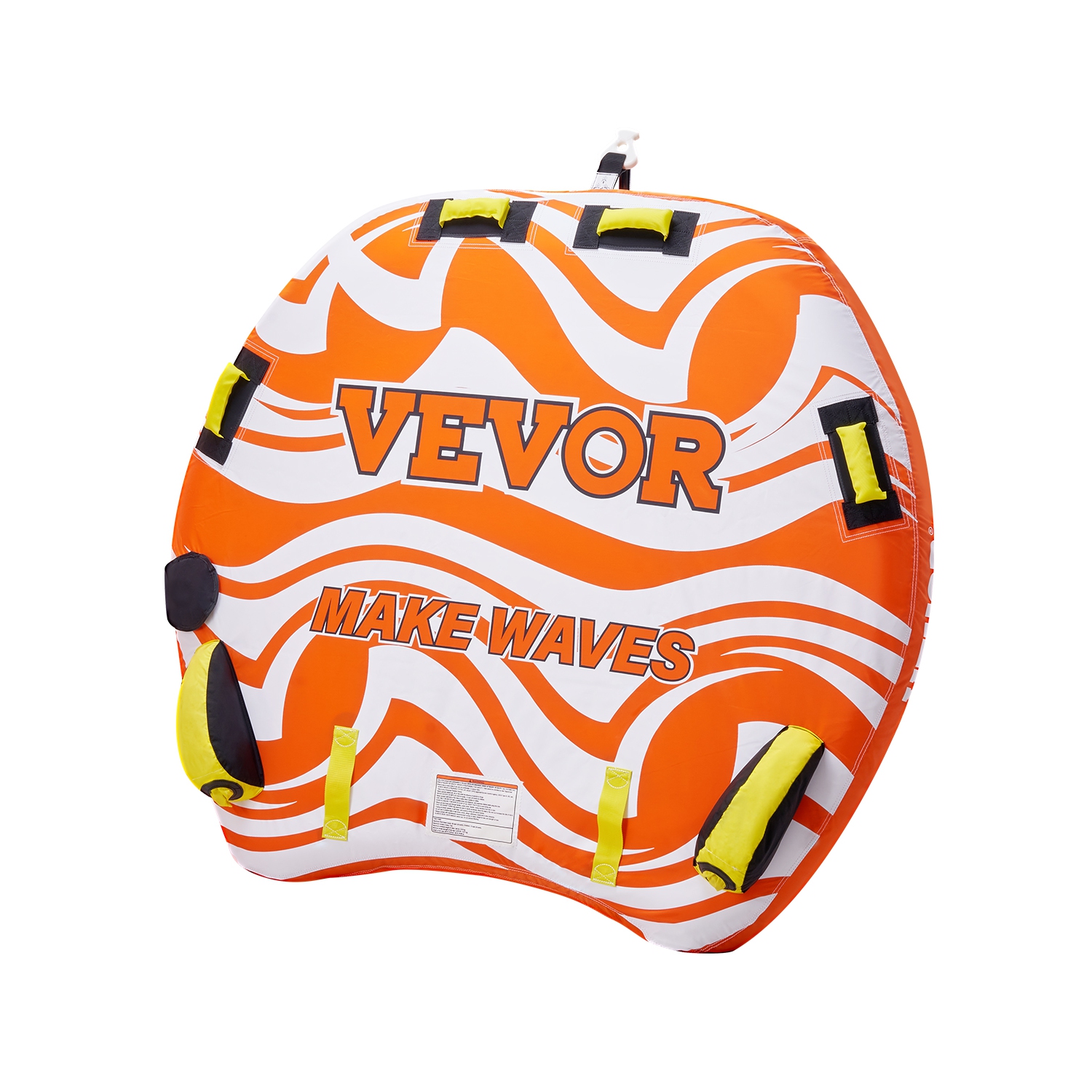 Bouée tractable gonflable VEVOR 1-2 Riders pour bateau à tirer, tubes de bateau 340&nbsp;lb et serviettes pour sports nautiques - avec ailettes,