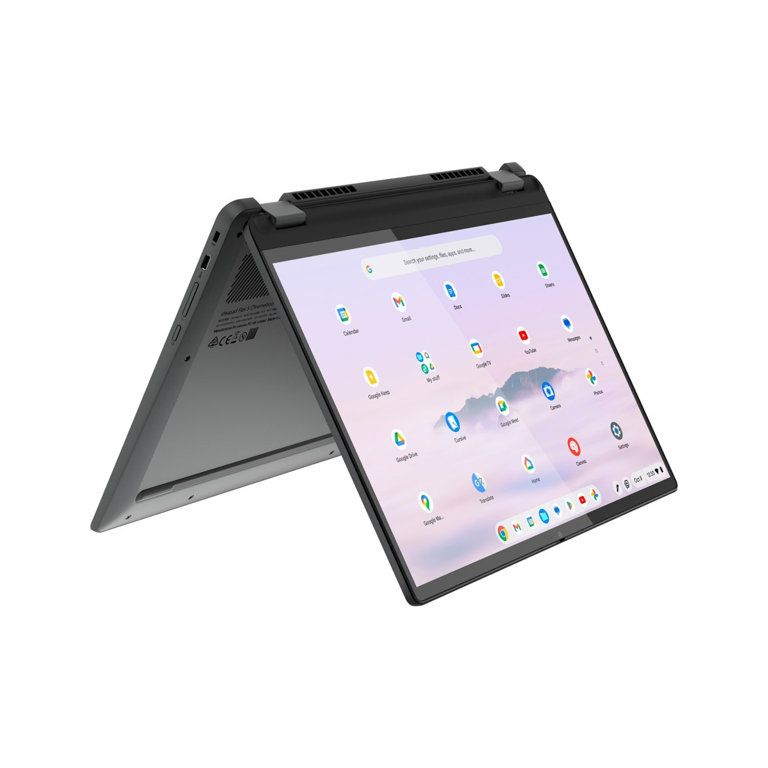 2023 Lenovo IdeaPad Flex 5 Chrome 14” WUXGA IPS Touchscreen Laptop 6-Core Intel Core i3-1315U UHD Graphics 8GB LPDDR3 128GB NVMe SSD USB-C w/DP WIFI