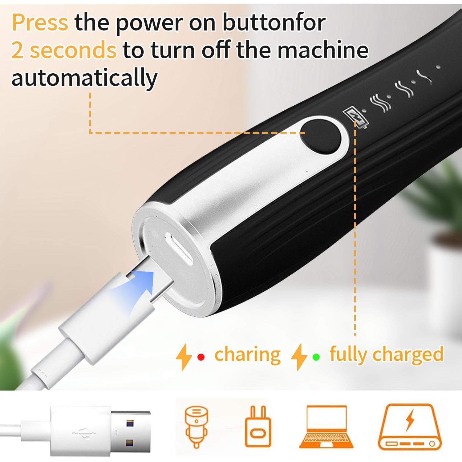 Rechargeable Milk Frother with Stand,Electric Frother Wand Handheld Coffee Foam Maker Whisk Drink Mixer Foamer for Latte Cappuccino Hot Chocolate Egg