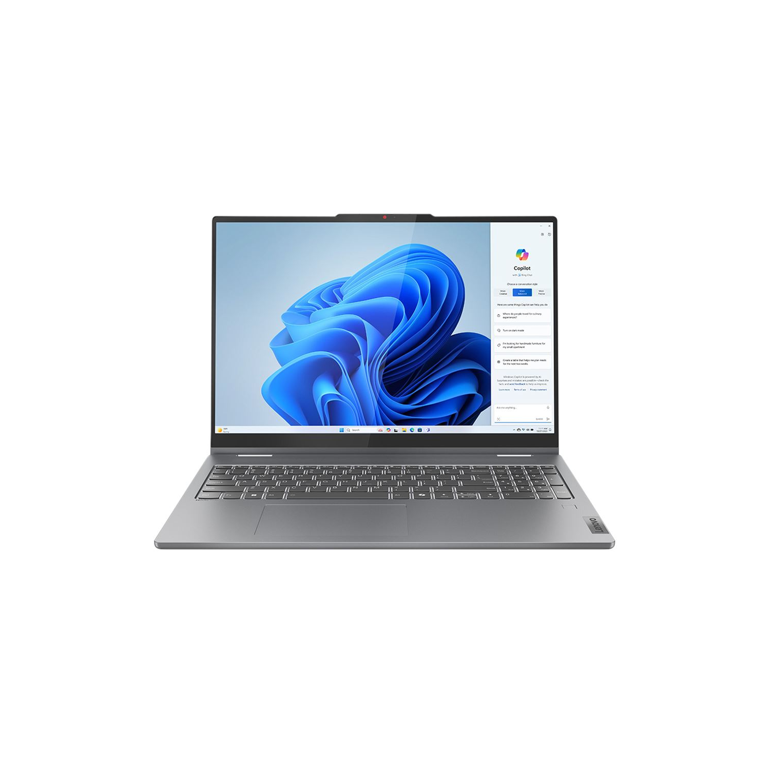 Lenovo IdeaPad 5 2-in-1 16AHP9 Laptop, 8-Core AMD Ryzen 7 8845HS