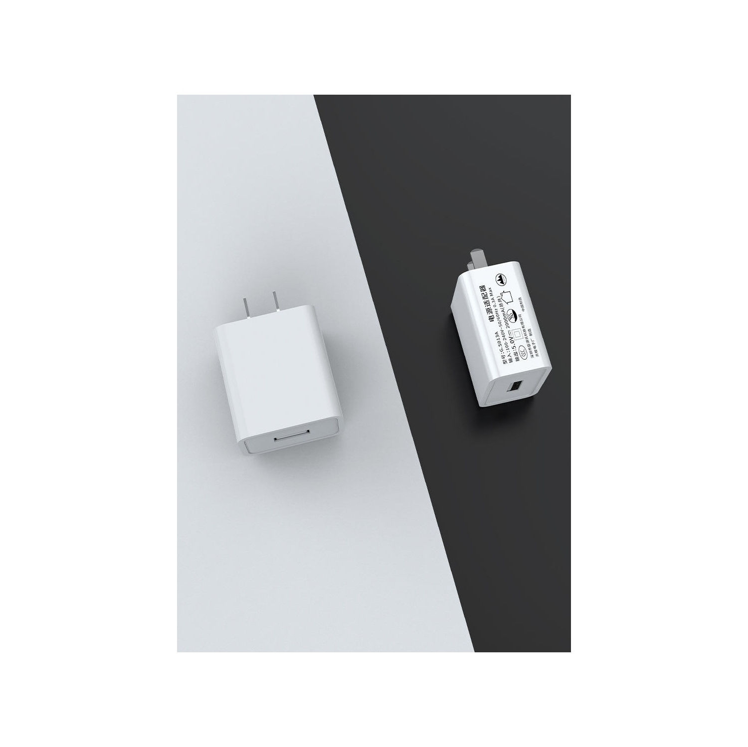 Tête de chargement de téléphone mobile, adaptateur source fiche chargeur pour téléphone mobile avec USB, chargeur mural cube USB haute vitesse,