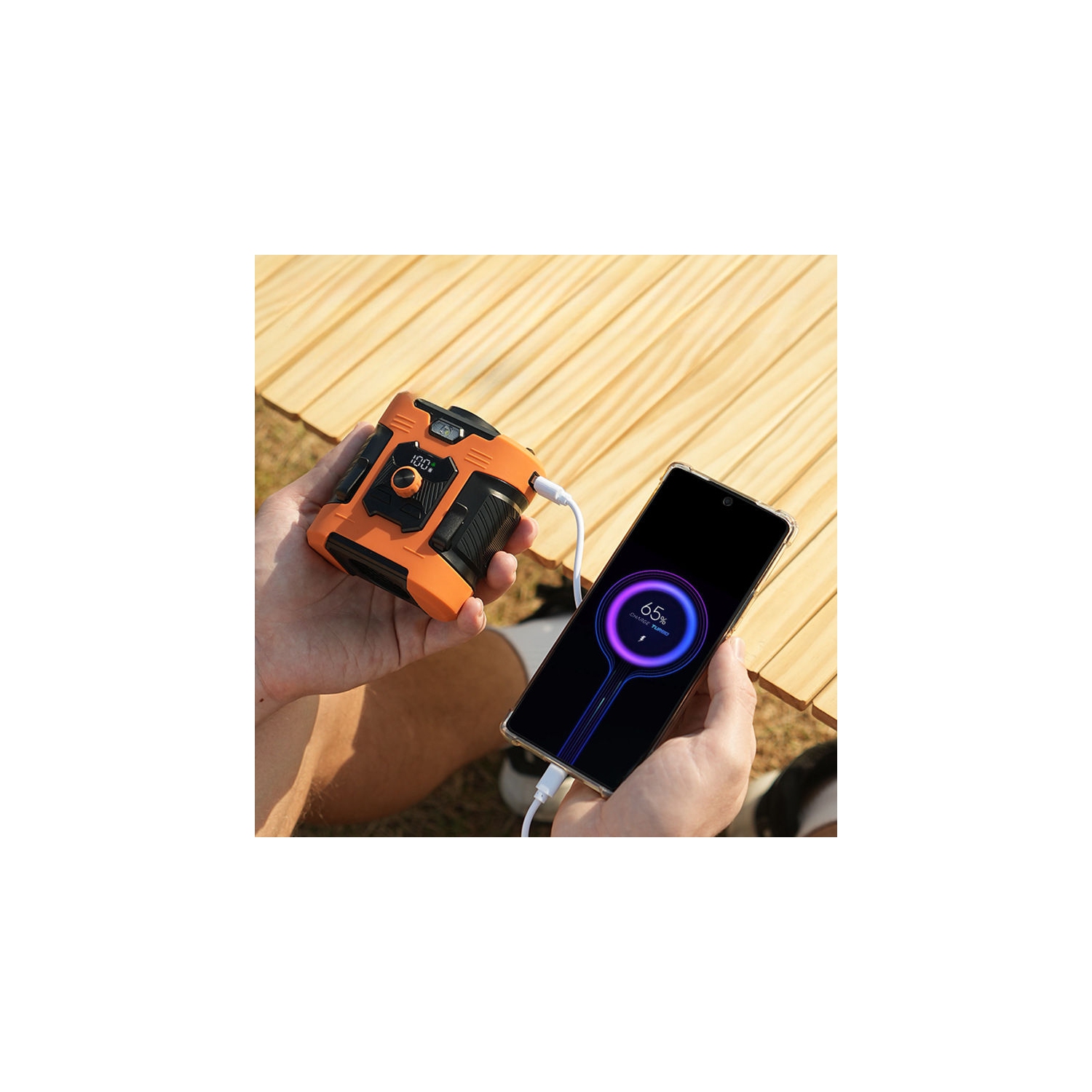 Wearable Cooler Fan, 8000mAh Waist Clip Portable Personal Body Fan - Powerful Upto 24H Cooling and Heatstroke Prevention