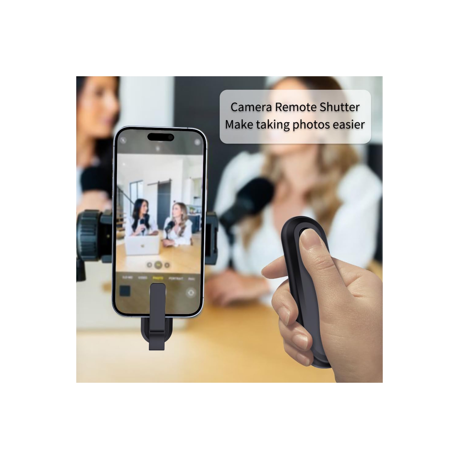 Bluetooth Kindle Page Turner Remote Control, TikTok Remote Control With Digital Display Charging Box for Kindle, iPad