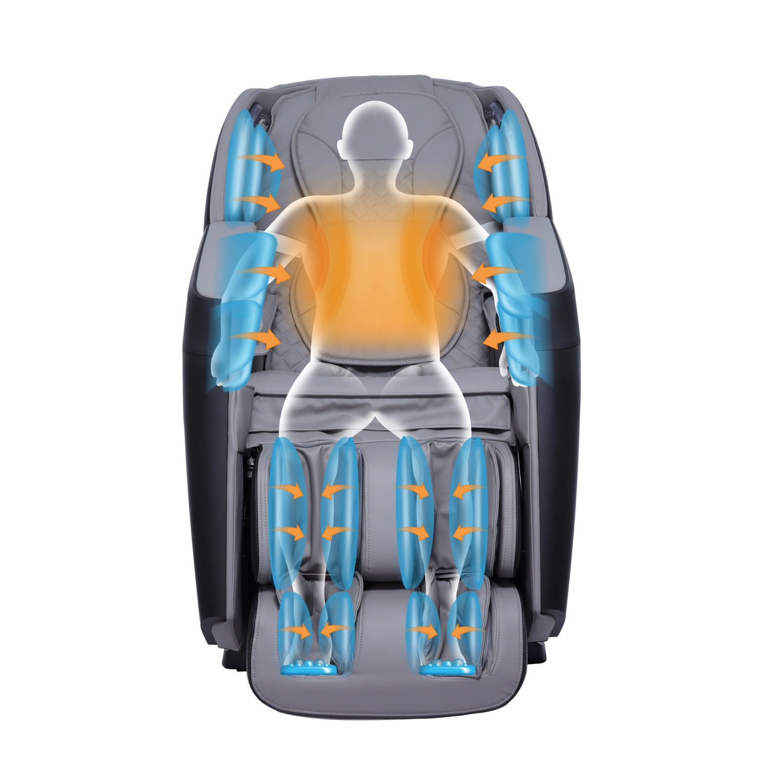 Fauteuil de massage iComfort IC9000-3D noir