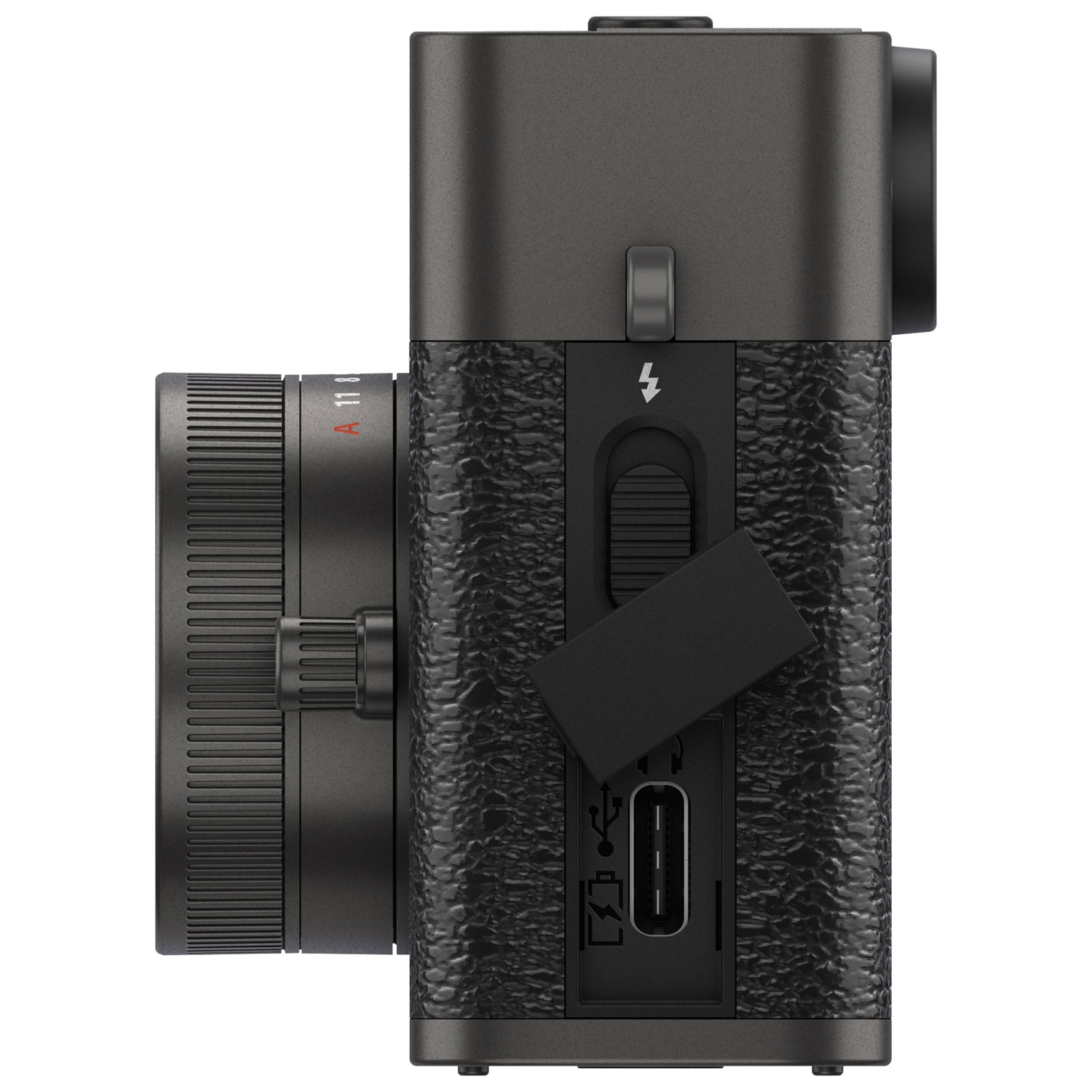 Fujifilm X Half Optical Zoom Digital Camera - Charcoal Silver