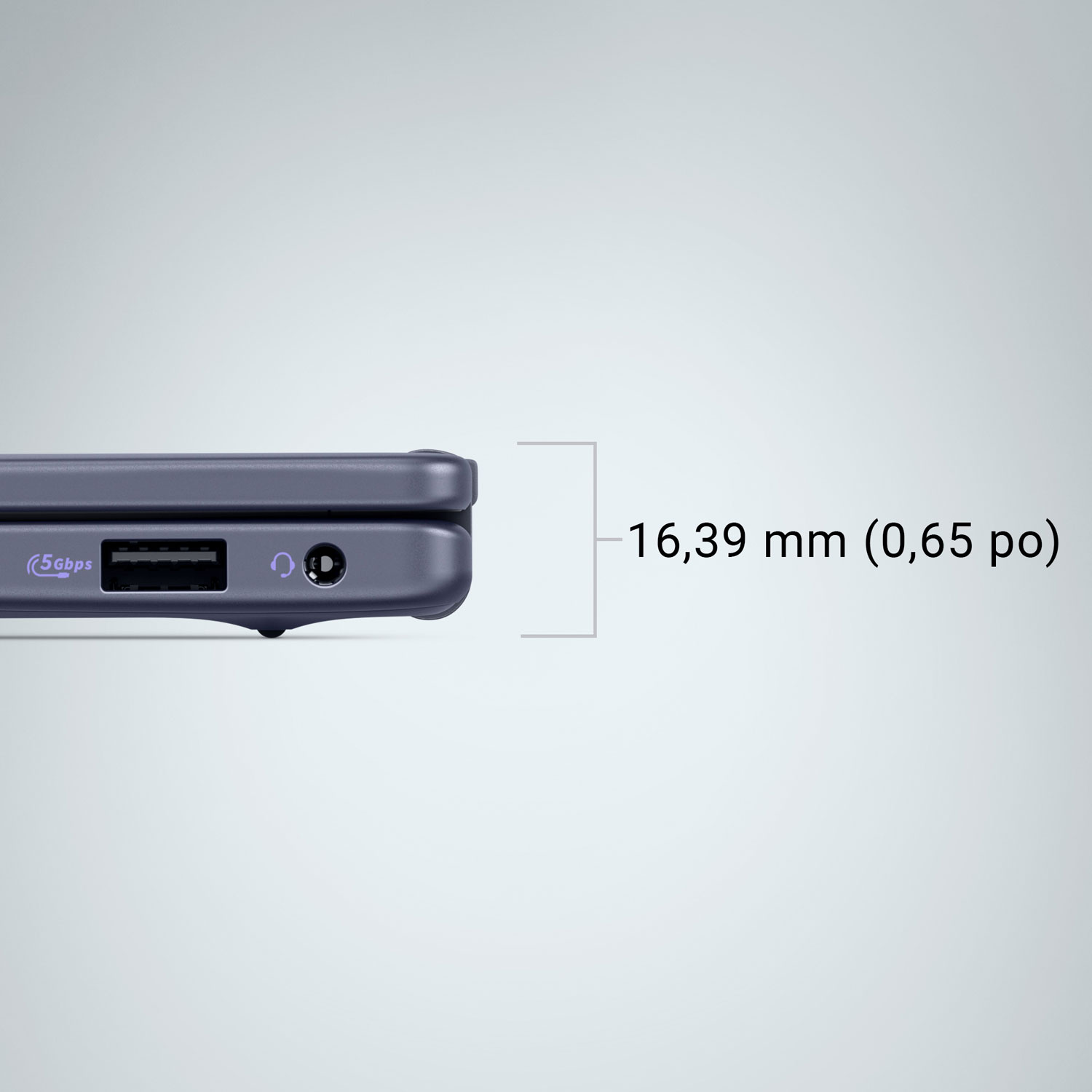 Portable Copilot+ PC à écran tactile 2-en-1 Plus de 14 po de Dell - Bleu minuit