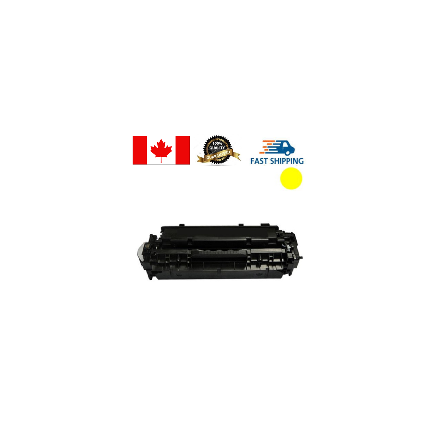 Cartouche de toner jaune compatible avec HP 312&nbsp;A