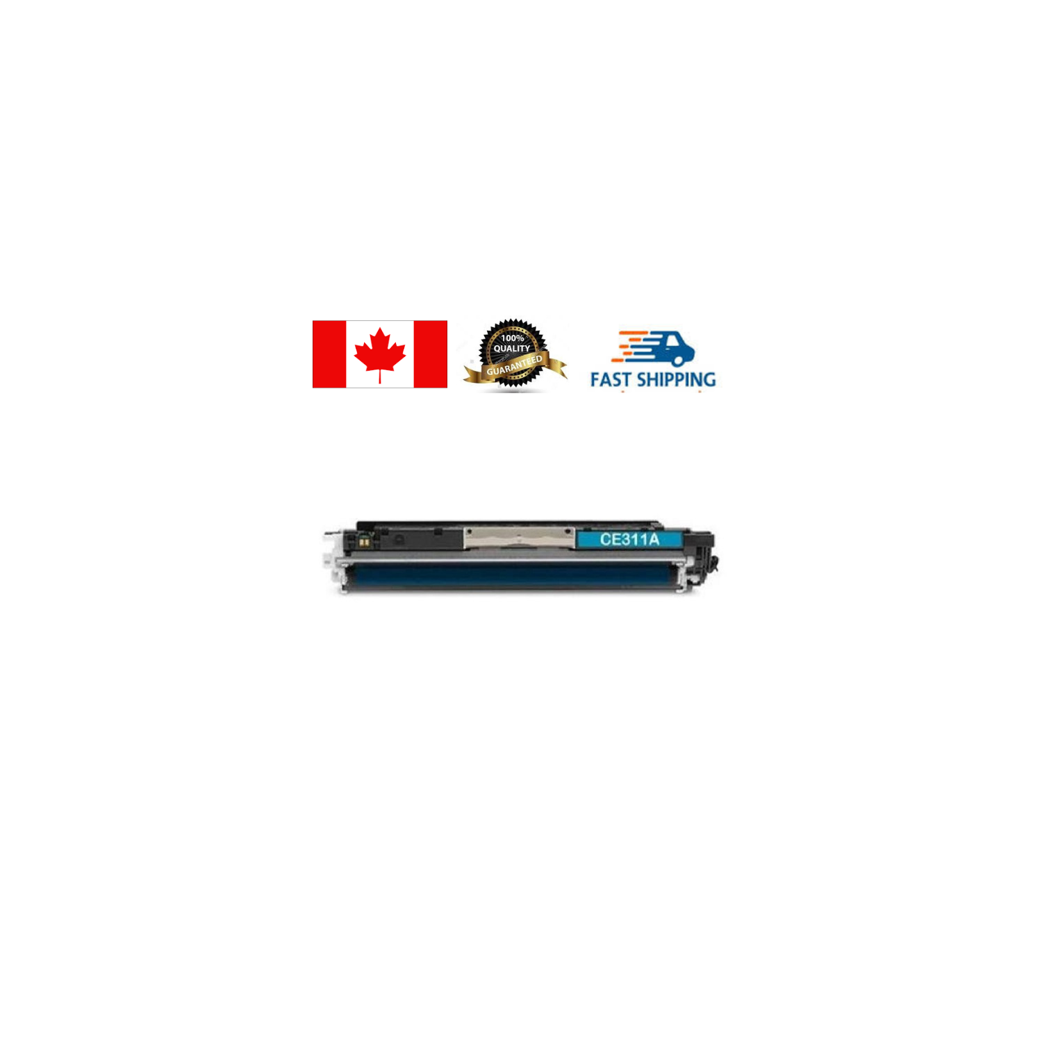 HP 126A Cyan Toner Cartridge, Compatible