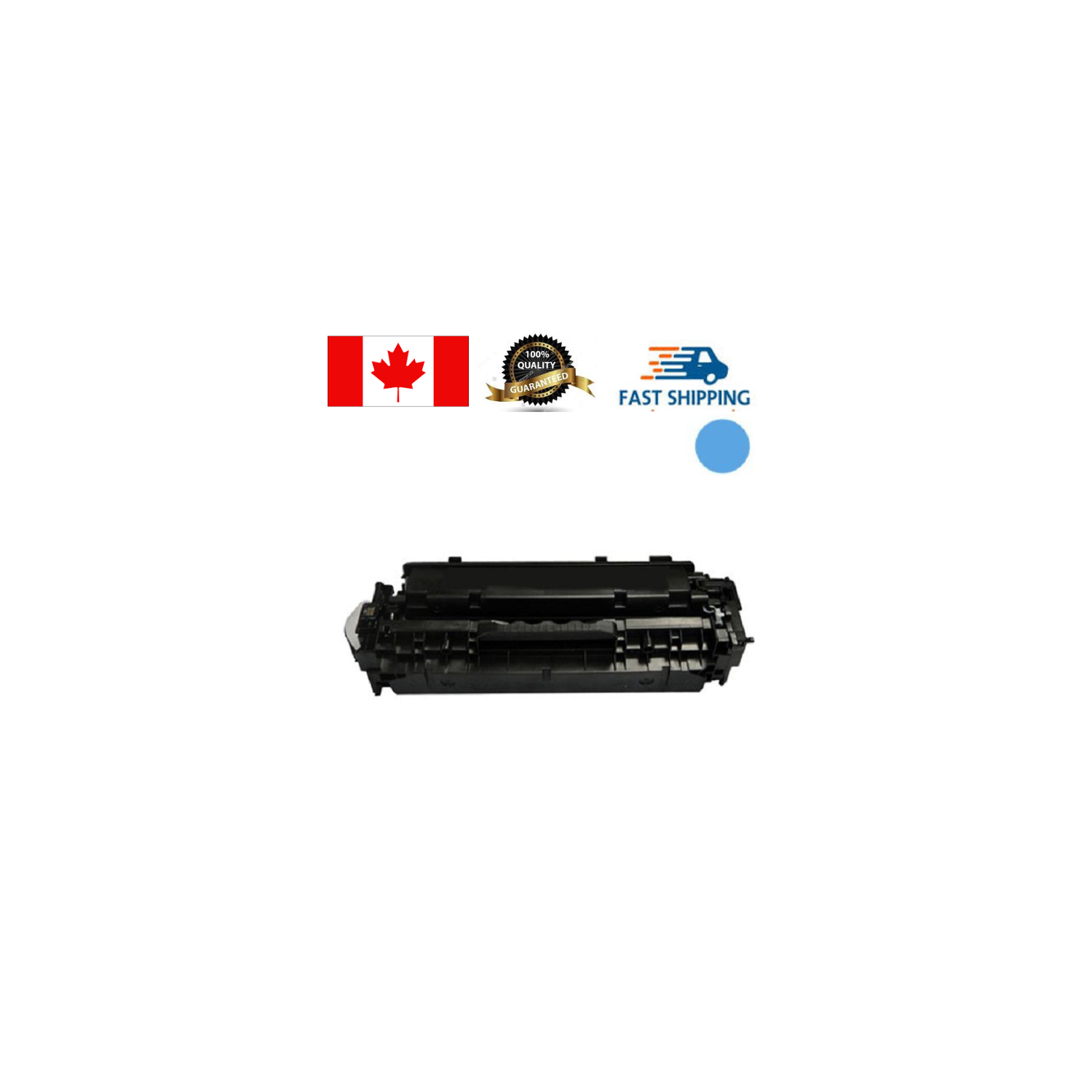 Cartouche d'encre en poudre cyan compatible avec HP 312&nbsp;A