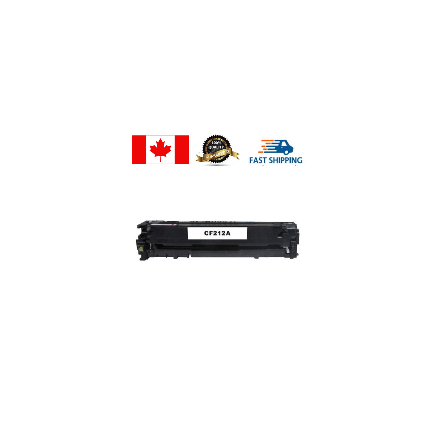 HP – Cartouche de toner jaune compatible 131&nbsp;A 212&nbsp;A