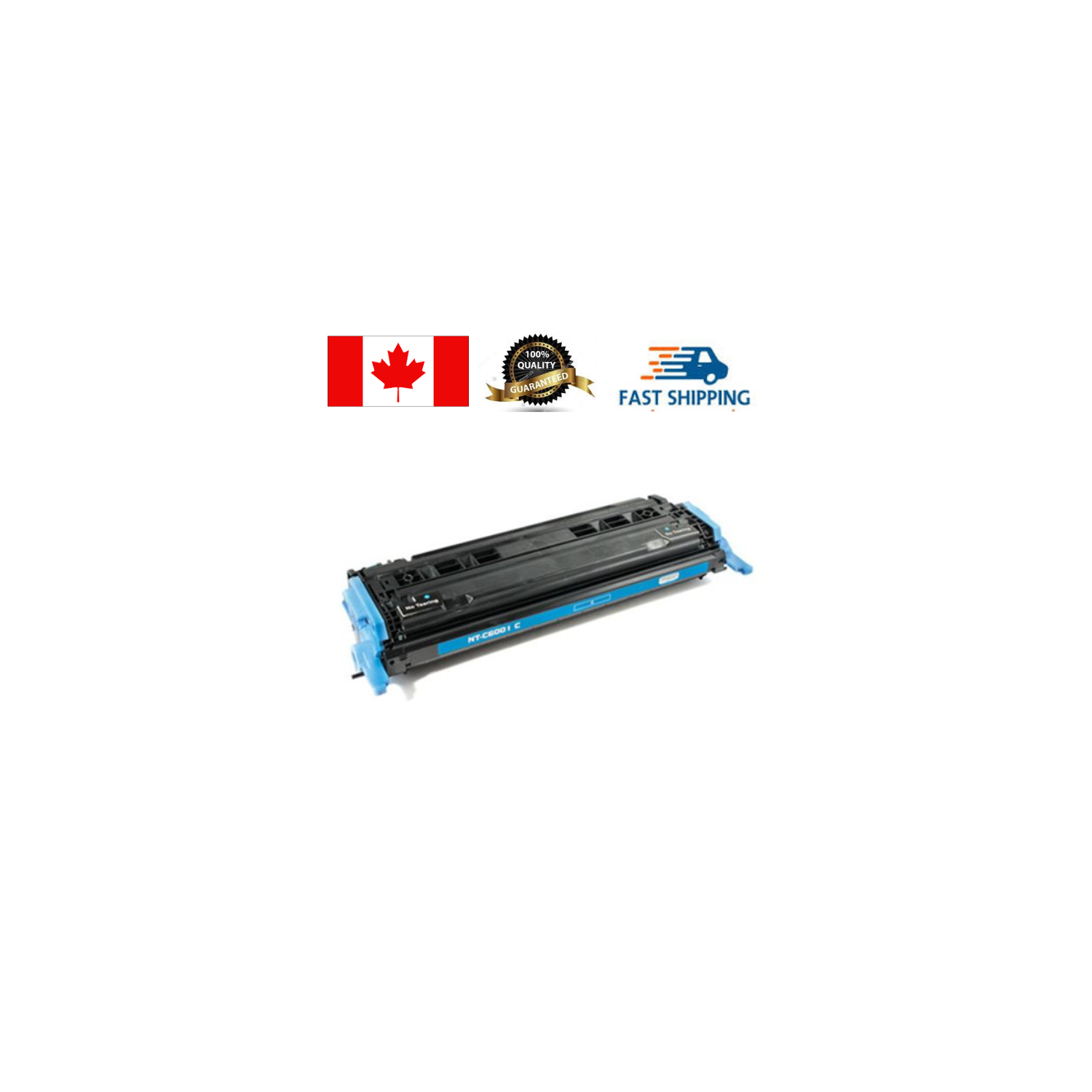 HP – Cartouche de toner cyan compatible 124&nbsp;A