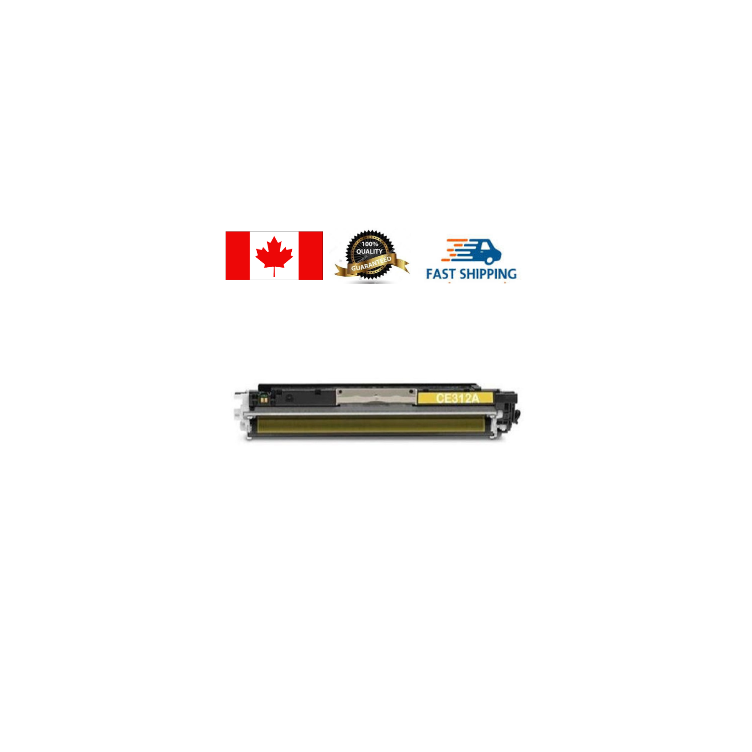 HP 126A Yellow Toner Cartridge, Compatible