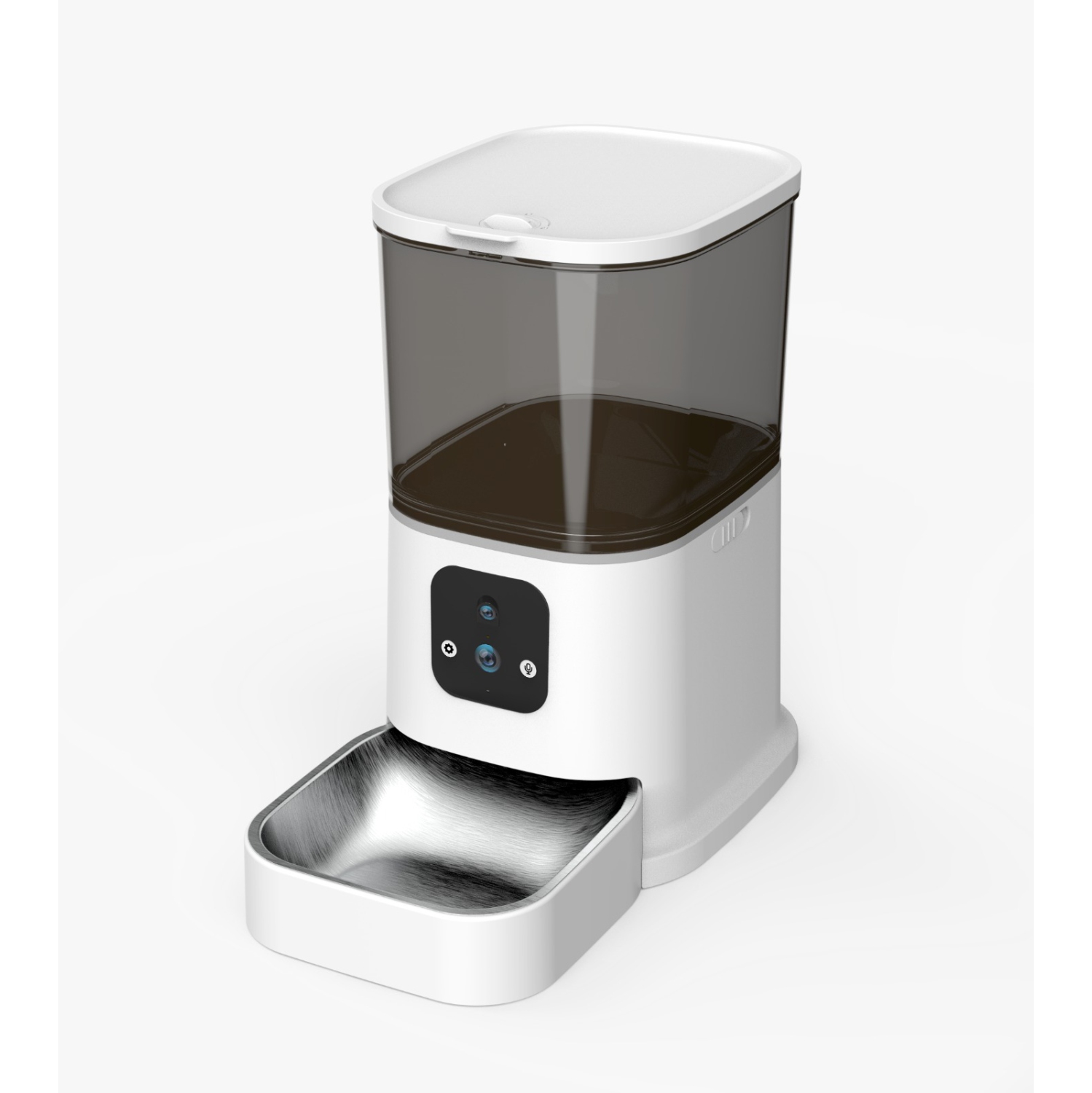 Automatic Cat Feeder with Camera: 5G WiFi Automatic Dog Feeder with Night Vision,Cat Food Dispenser with 6L Large Food Storage Container for Multiple