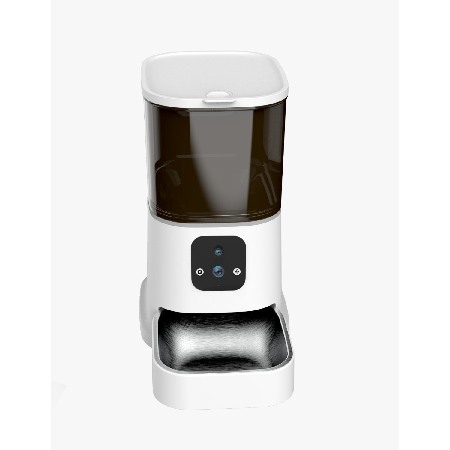 Automatic Cat Feeder with Camera: 5G WiFi Automatic Dog Feeder with Night Vision,Cat Food Dispenser with 6L Large Food Storage Container for Multiple