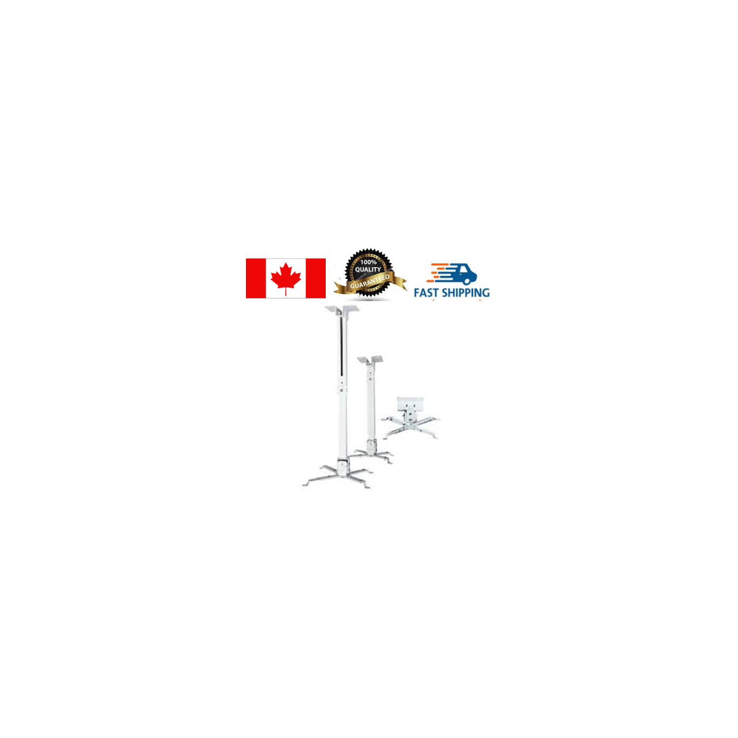 Universal Projector Ceiling Mount/Bracket: PM43-65cm W