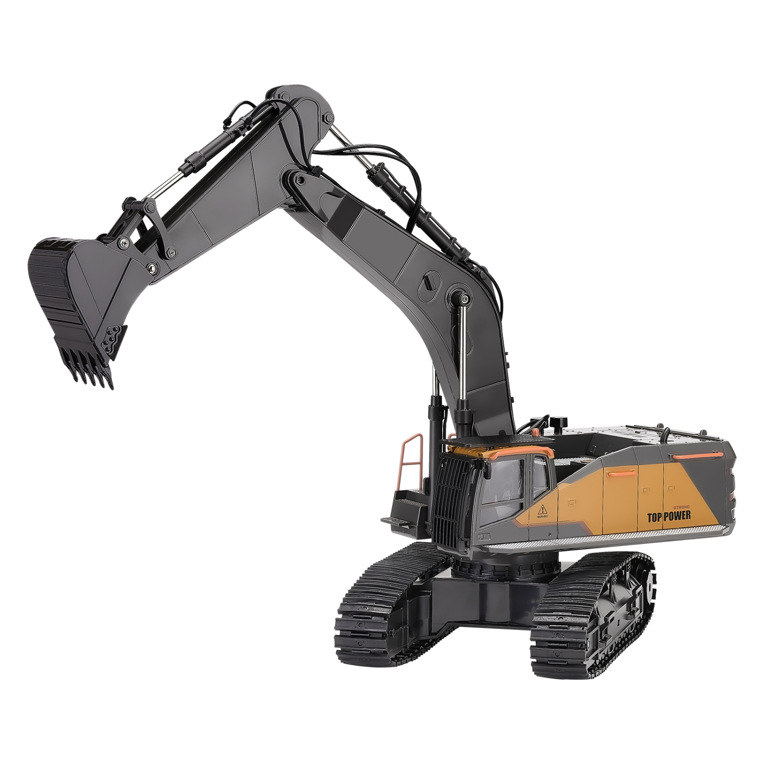 VEVOR 22 Channel Remote Control Excavator Toy, 1:14 Scale, with Metal Shovel, RC Excavator with Lights & Sounds, Full Functional Construction