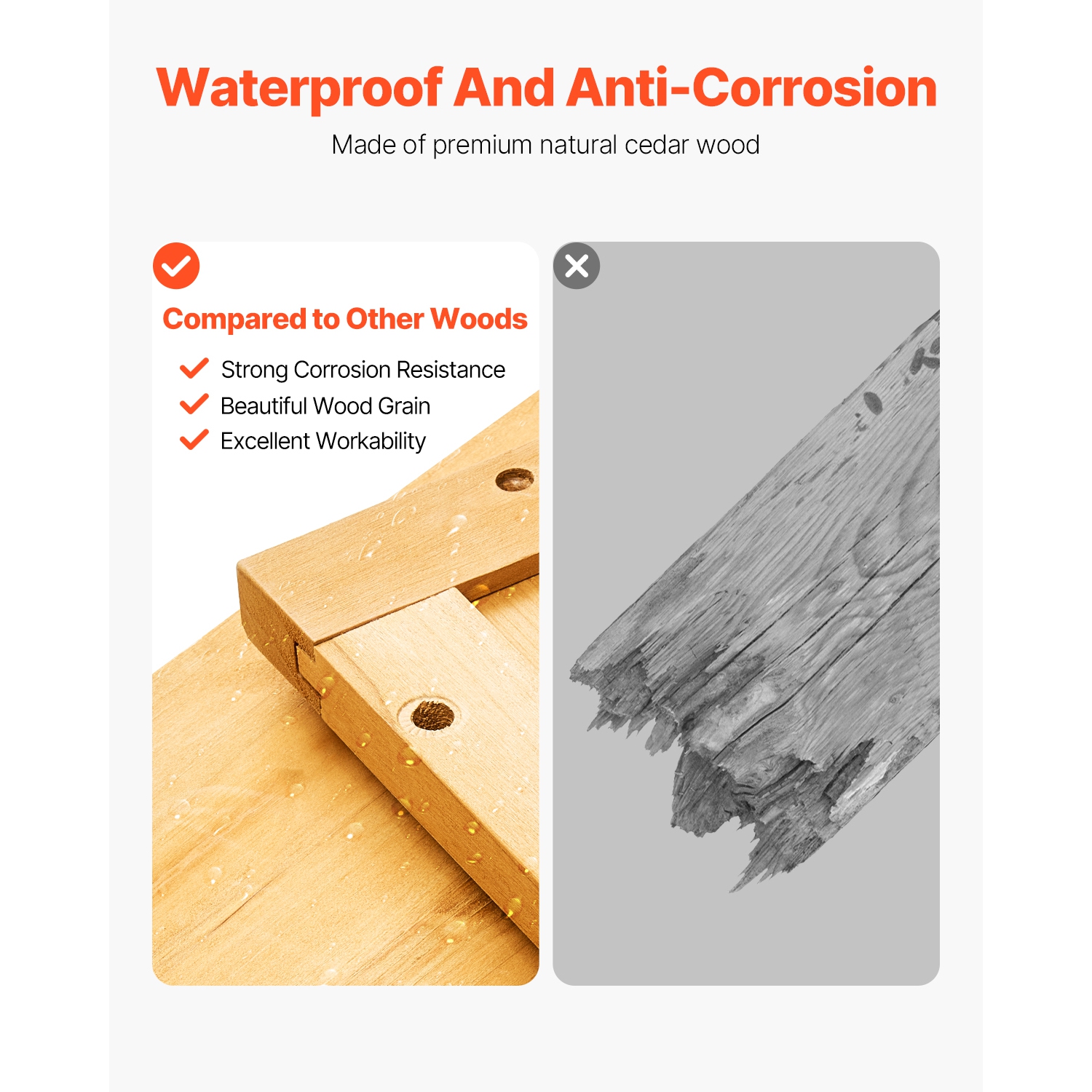 VEVOR 31.5x63.8 inch Outdoor Storage Shed, Large Wooden Outside Storage Shed, Oversize Garden Tool Shed with Metal Frame, Shelves, Floor, Waterproof