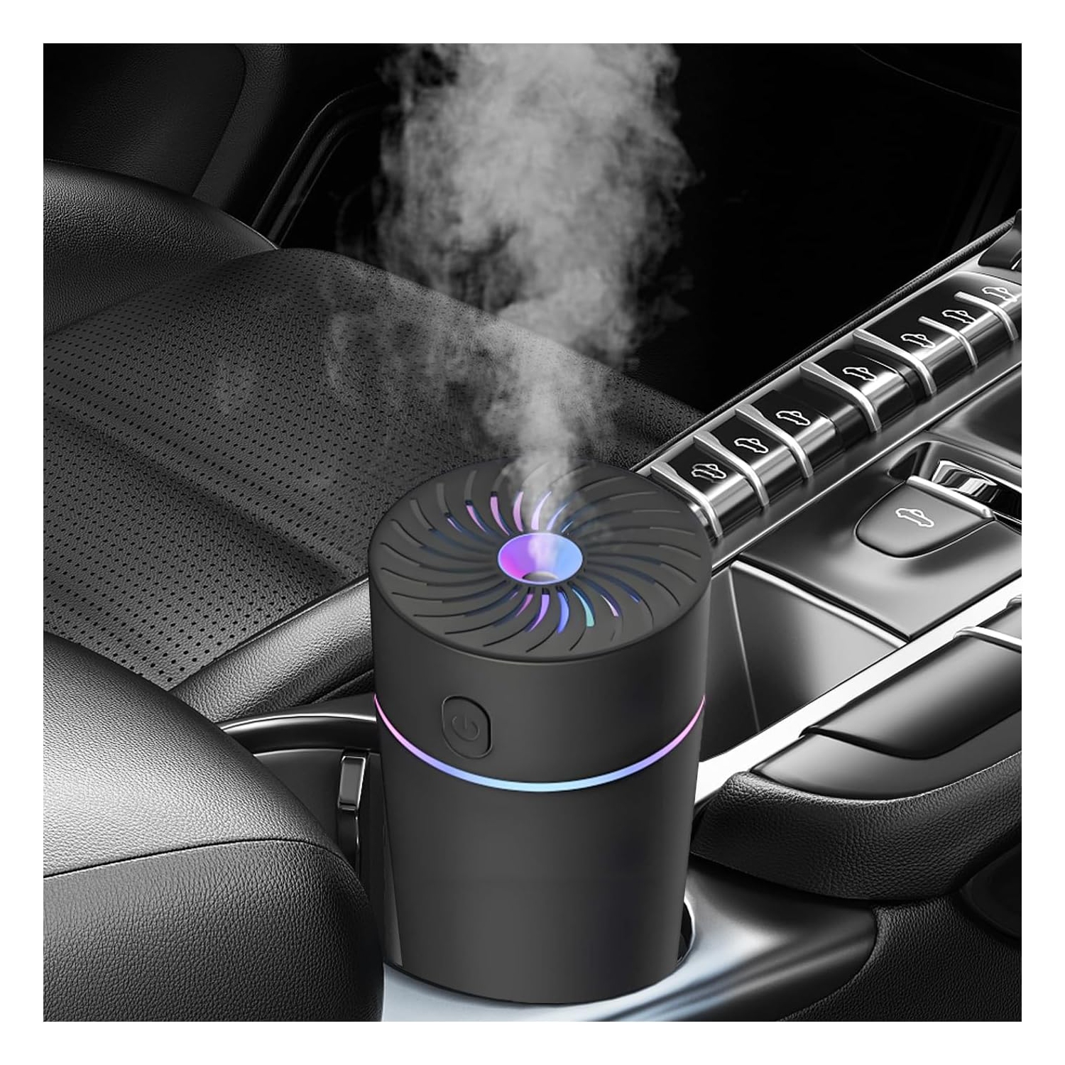 Car Fragrance Diffuser, USB Powered Car Air Freshener Spray Humidifier Essential Oil Diffuser, Portable Car Air Freshener Aromatherapy Diffuser, Car