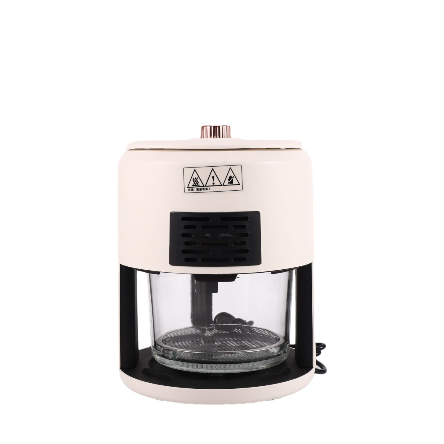 Hot sale air fryer wholesale smart home 110V-220V large capacity, smart visualization air fryer white