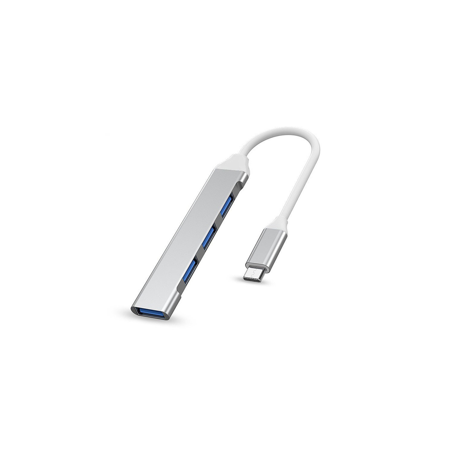 Prolongateur de concentrateur USB concentrateur quatre-en-un Type de station d'extension 1-à-quatre Convertisseur de téléphone mobile externe de type