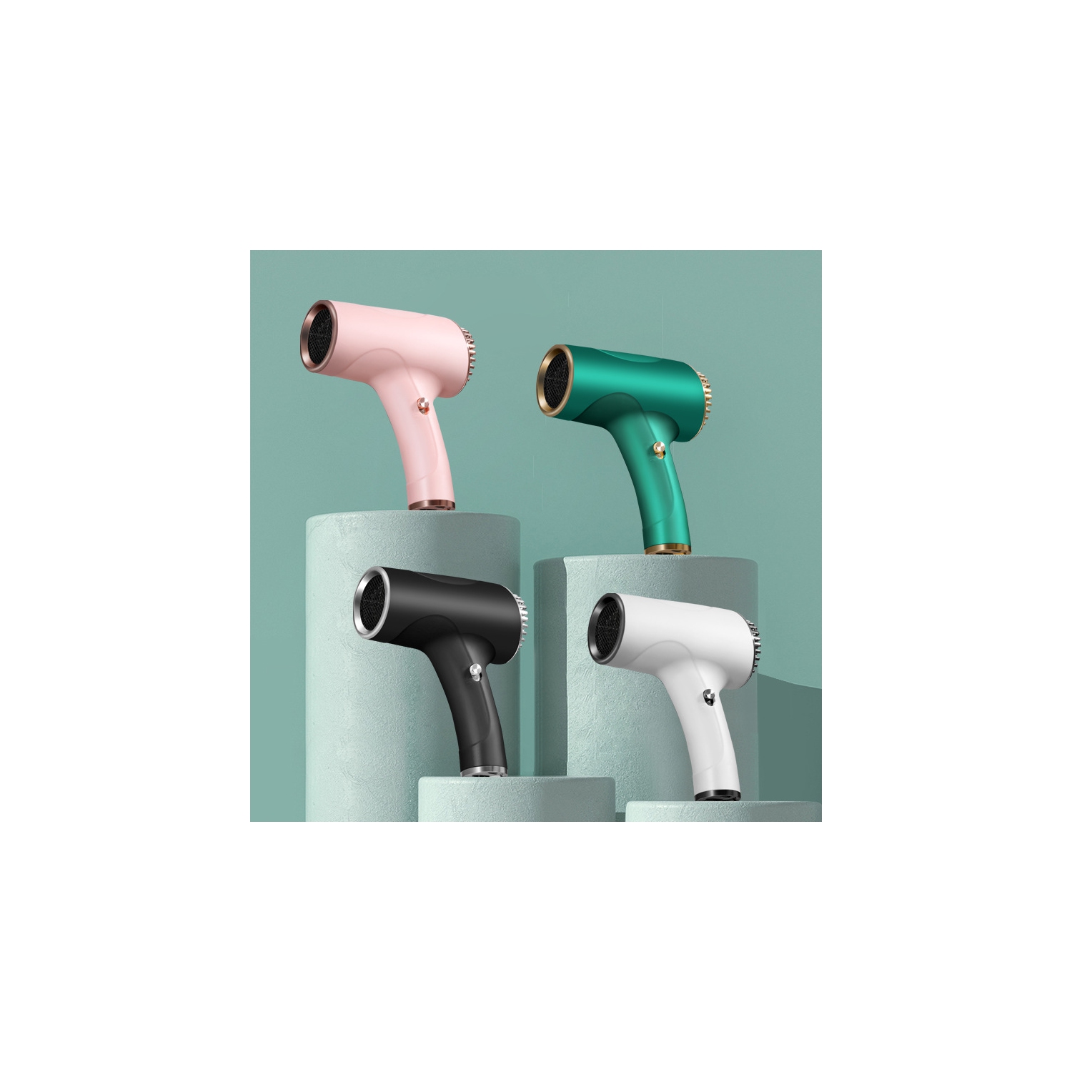 Wireless charging hair dryer, dormitory home student portable high-power hair care large air volume hair dryer, hair salon, travel hair dryer USB