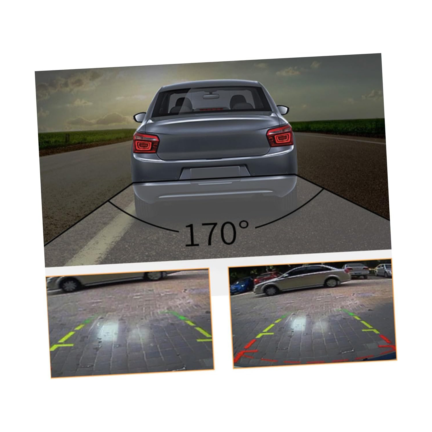 Car Camera, 1080p HD Wide Angle Infrared Night Vision Reversing Monitoring, Rear View Camera for Cars, Small Trucks, Minivans