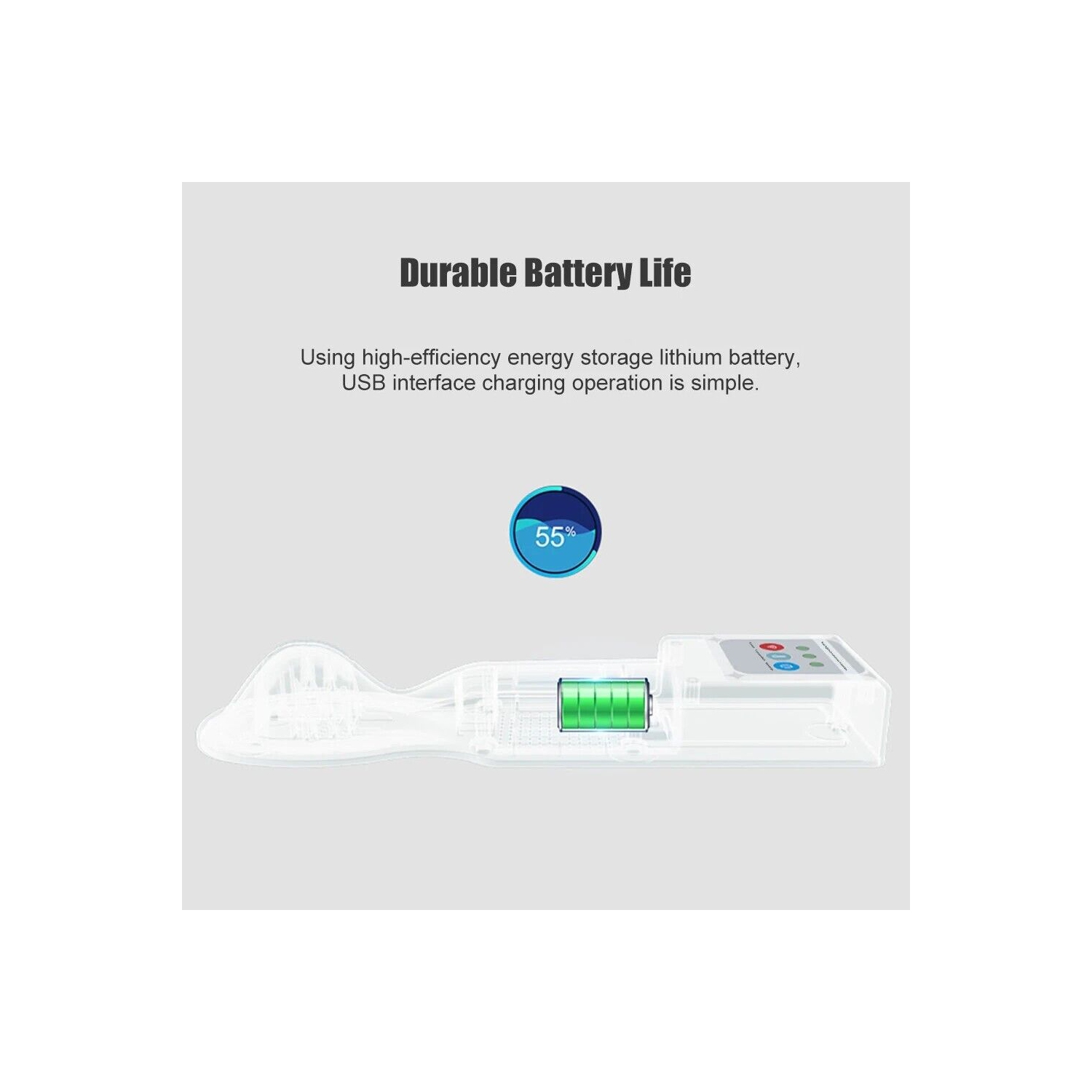 Hemorrhoids Treatment Massage Device Red Light Therapy Hot Compress Hemorrhoid Massager