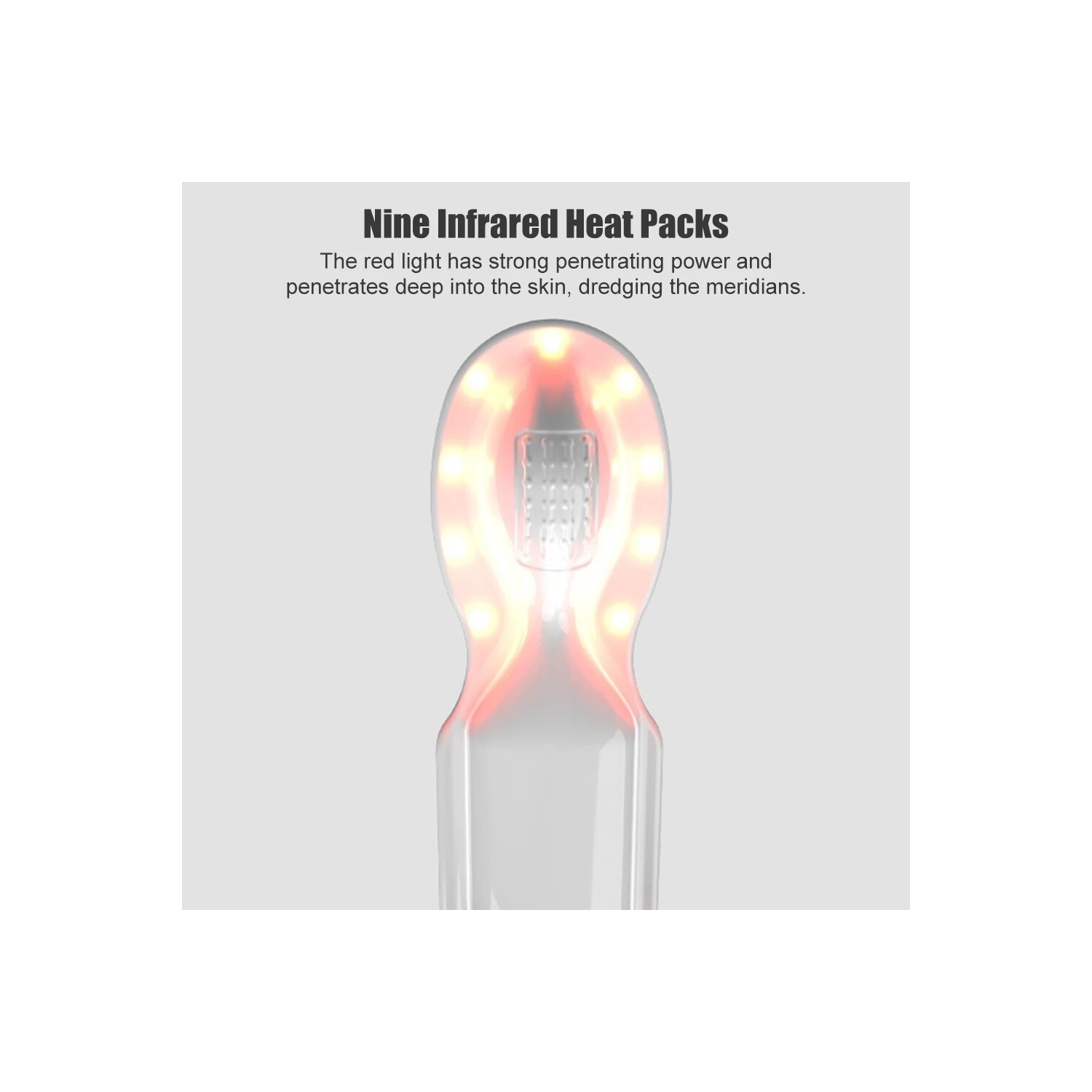 Hemorrhoids Treatment Massage Device Red Light Therapy Hot Compress Hemorrhoid Massager