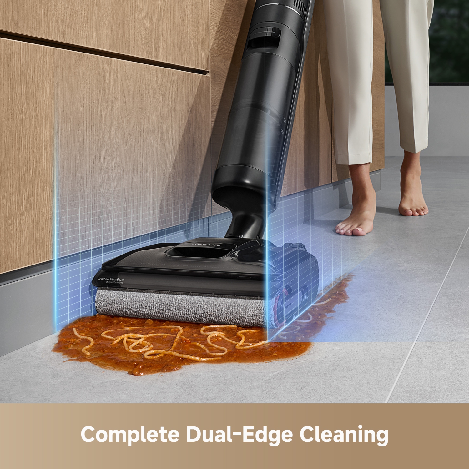 Dreame H12 Pro FlexReach Wet Dry Vacuum Cleaner, 0 Tangle Cordless Vacuum Mop All-in-One for Hard Floors, 180° Lie-Flat Floor Cleaner, 194°F Hot